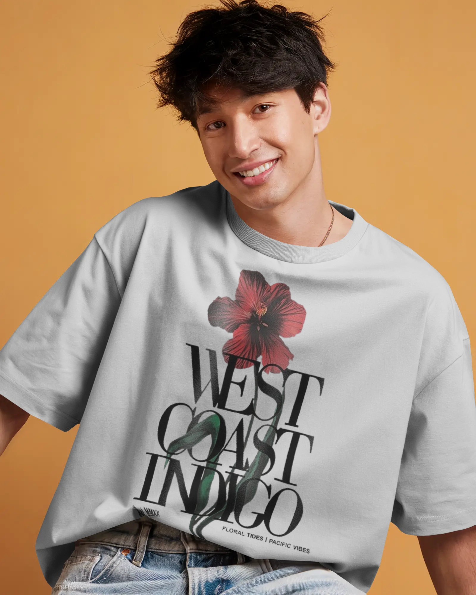 100% premium cotton graphics oversize tee
