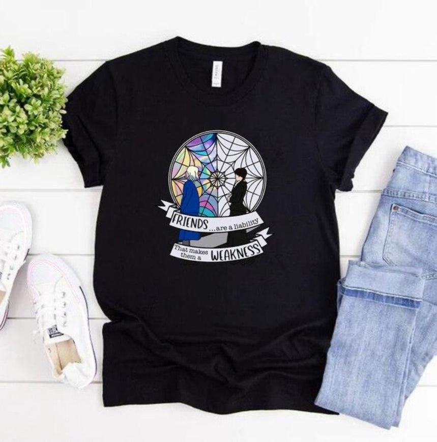 Wednesday addams t-shirt 100% cotton