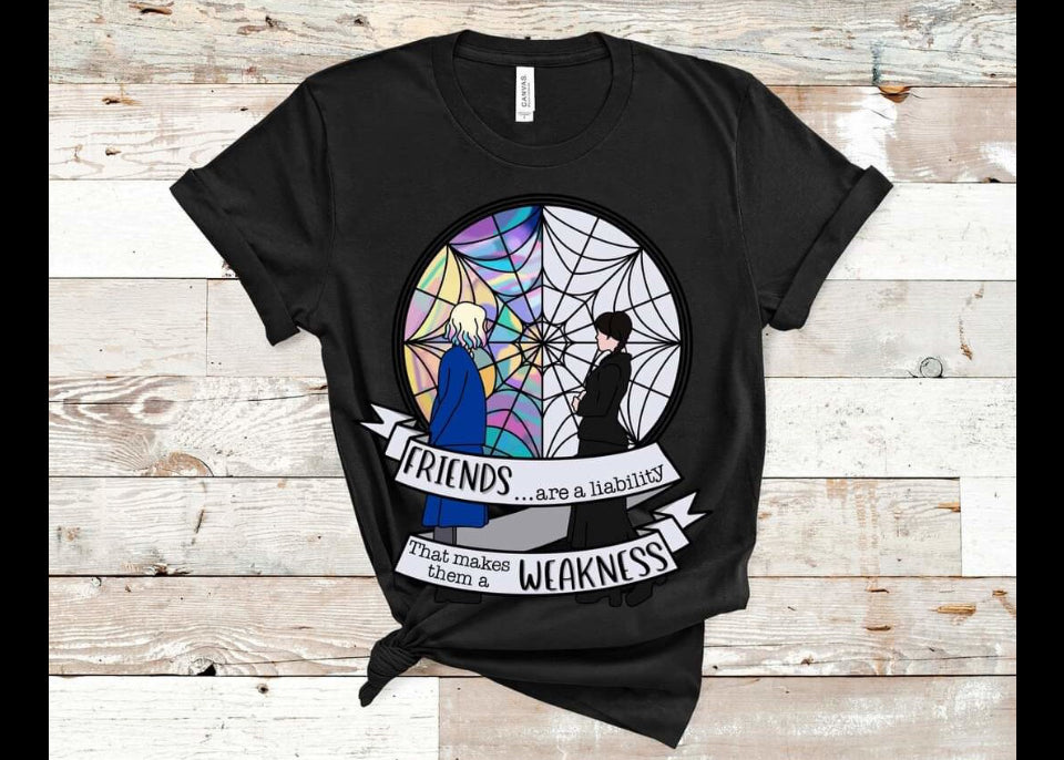 Wednesday addams t-shirt 100% cotton