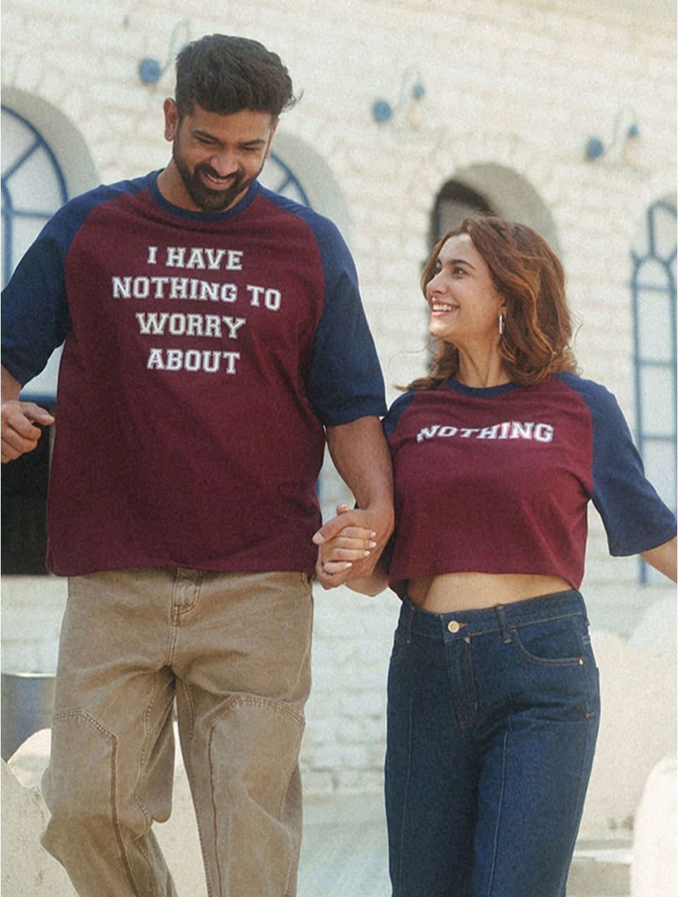 2 oversize tee for couples