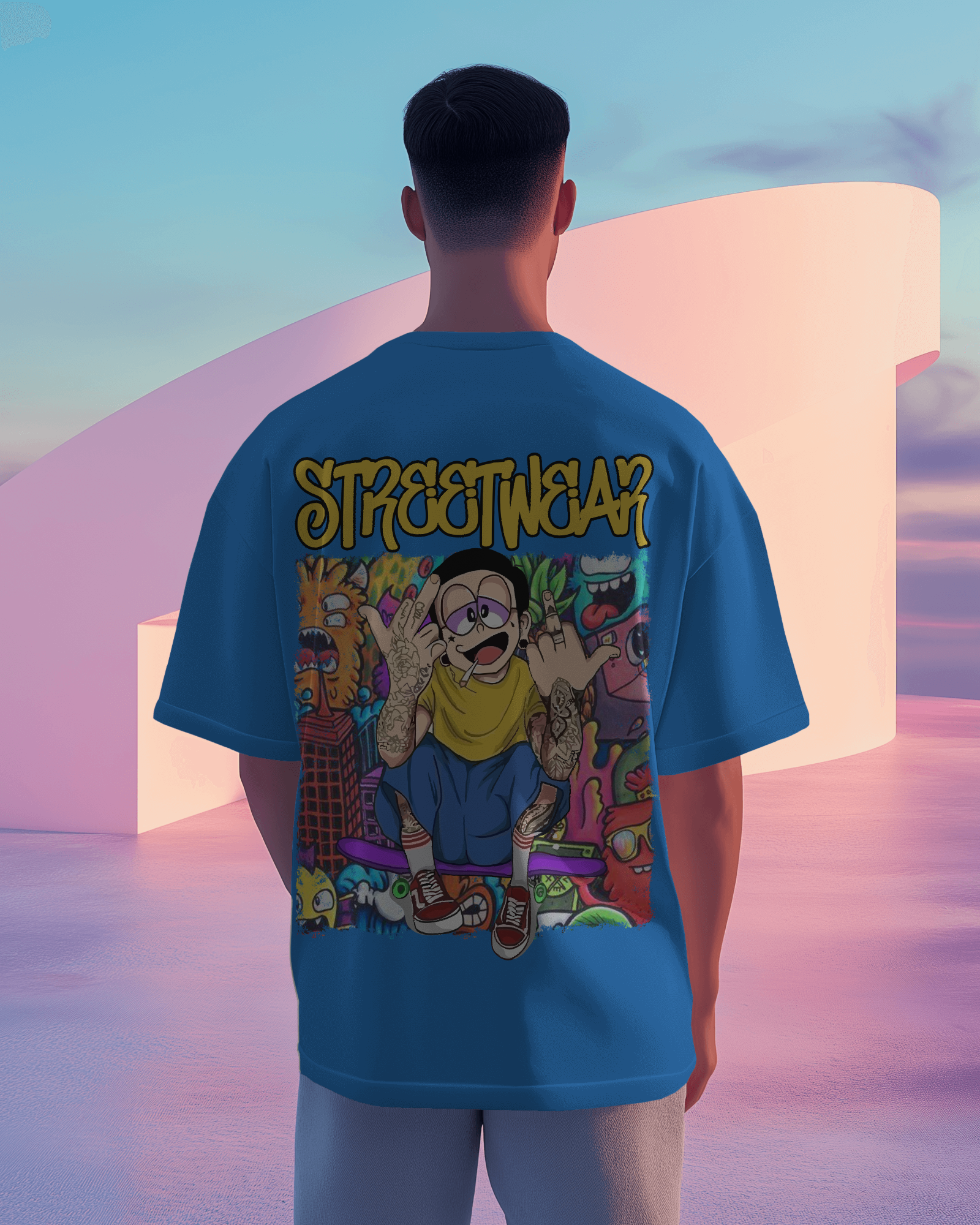 Nobita Weed Premium oversized tee