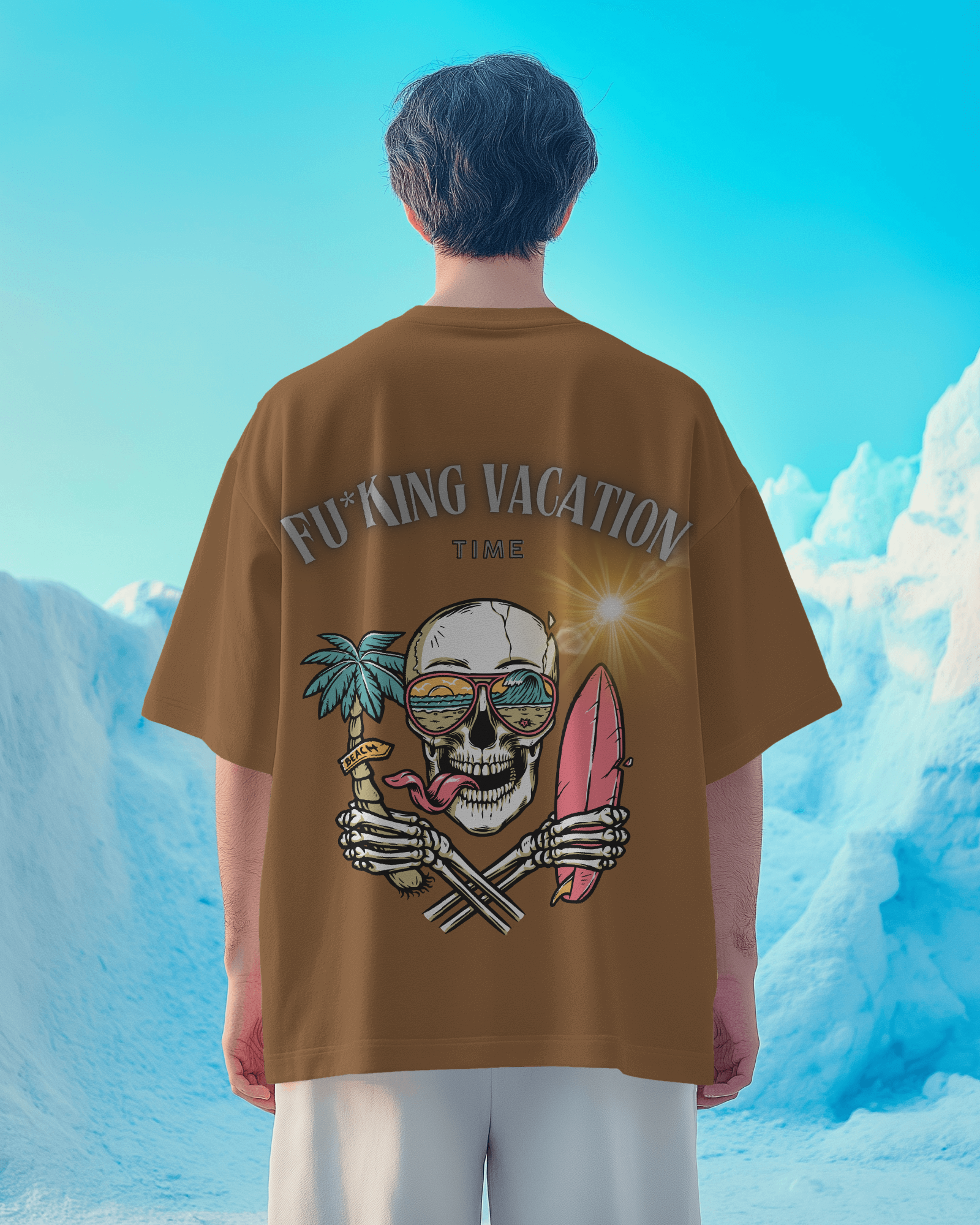 100% premium vacation oversized tee