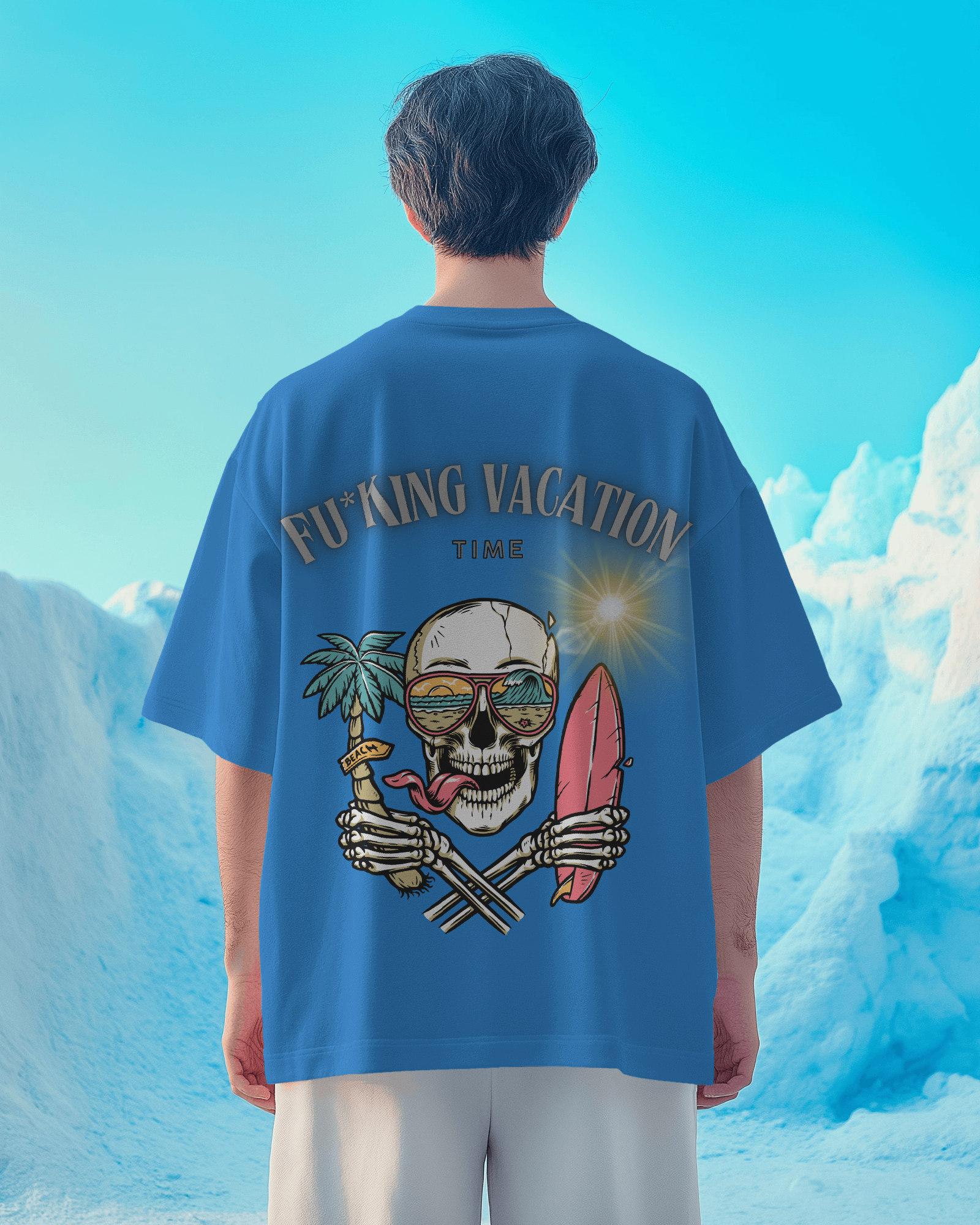 100% premium vacation oversized tee