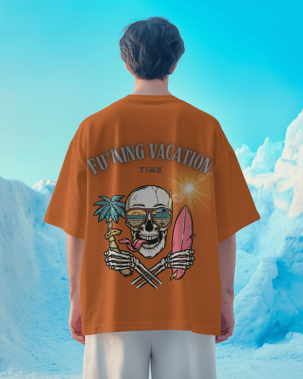 100% premium vacation oversized tee