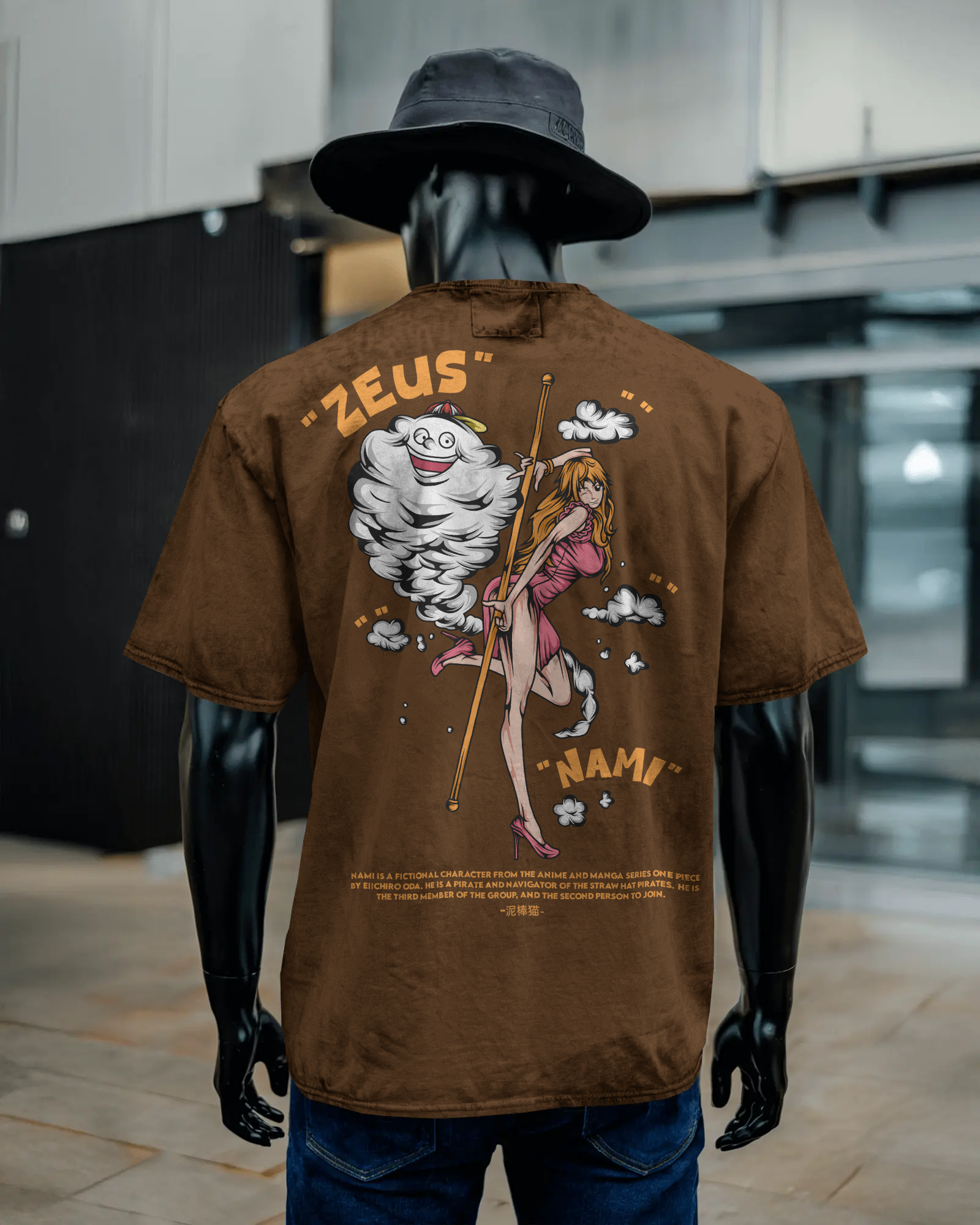 Unisex Acid Washed Oversized Tee