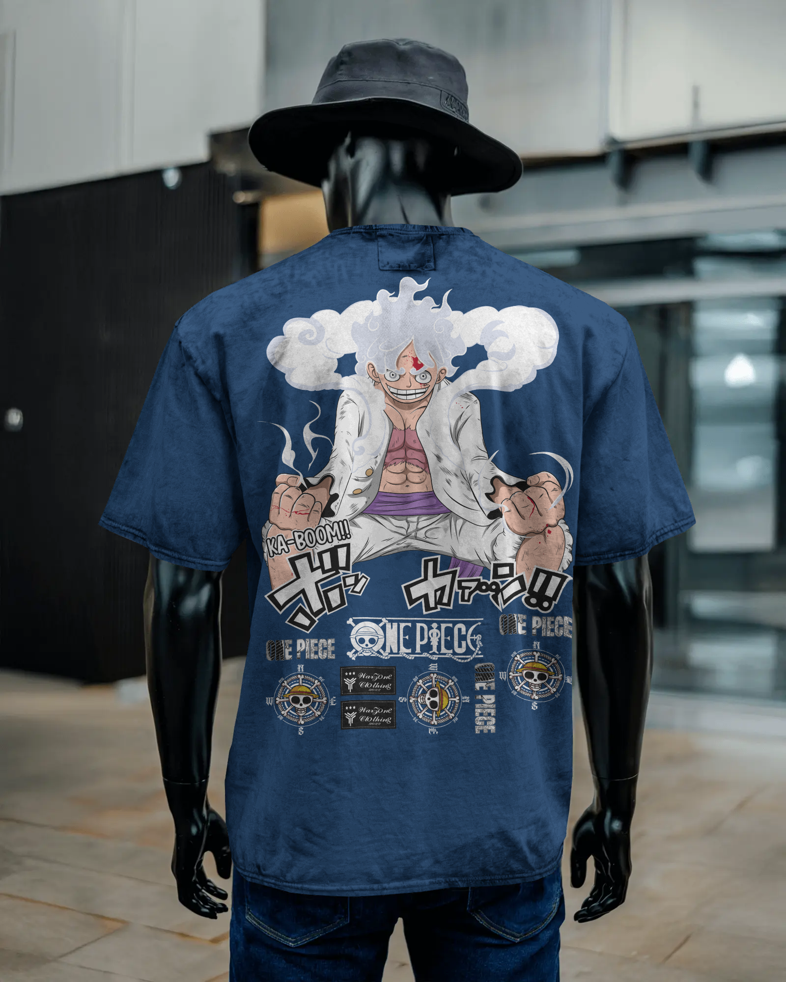 Unisex Acid Washed Oversized Tee