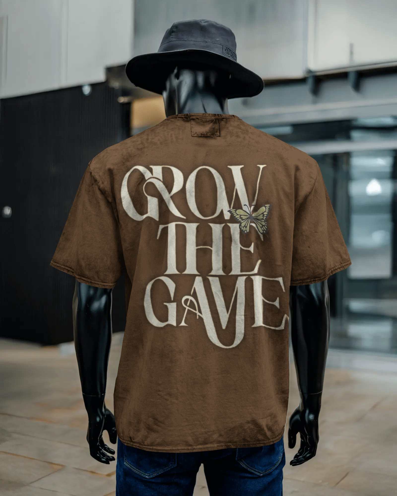 Unisex Acid Washed Oversized Tee