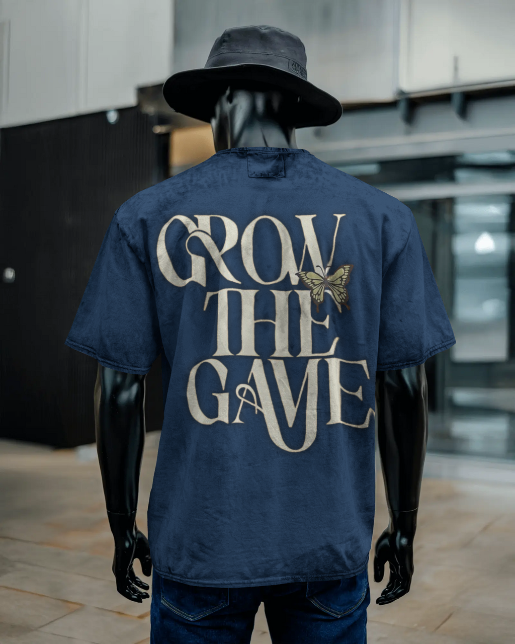 Unisex Acid Washed Oversized Tee