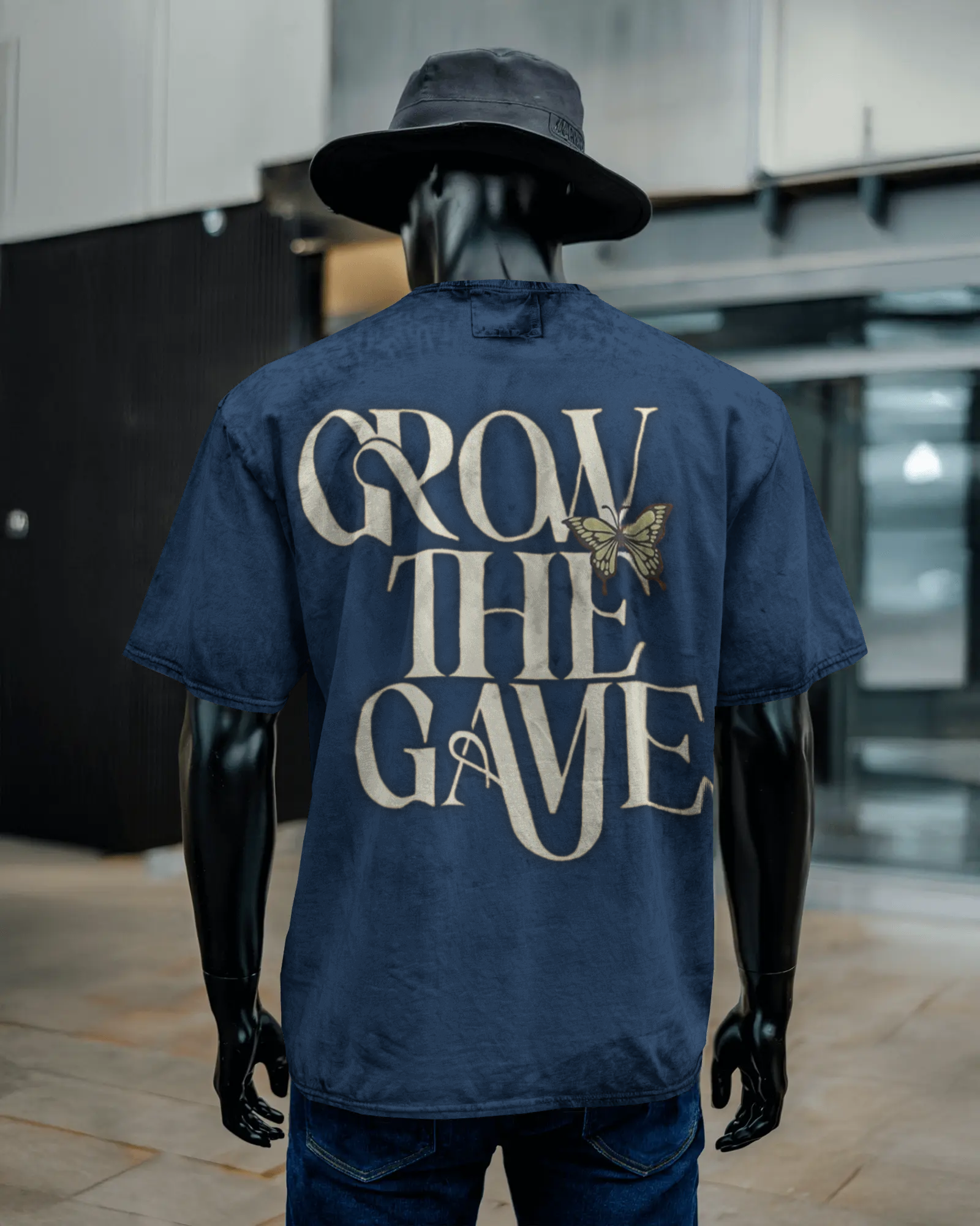 Unisex Acid Washed Oversized Tee