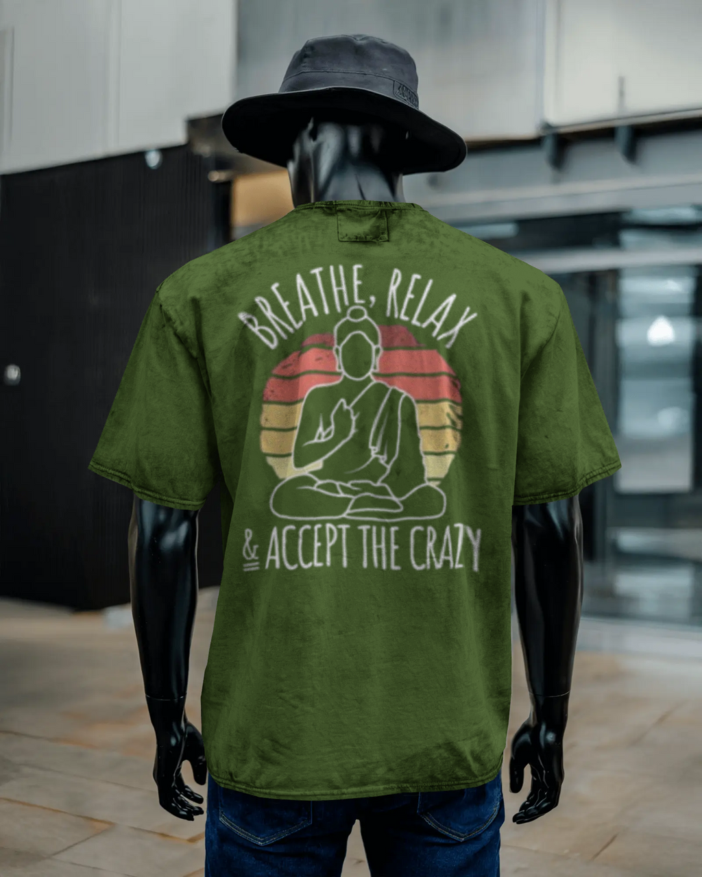 Unisex Acid Washed Oversized Tee