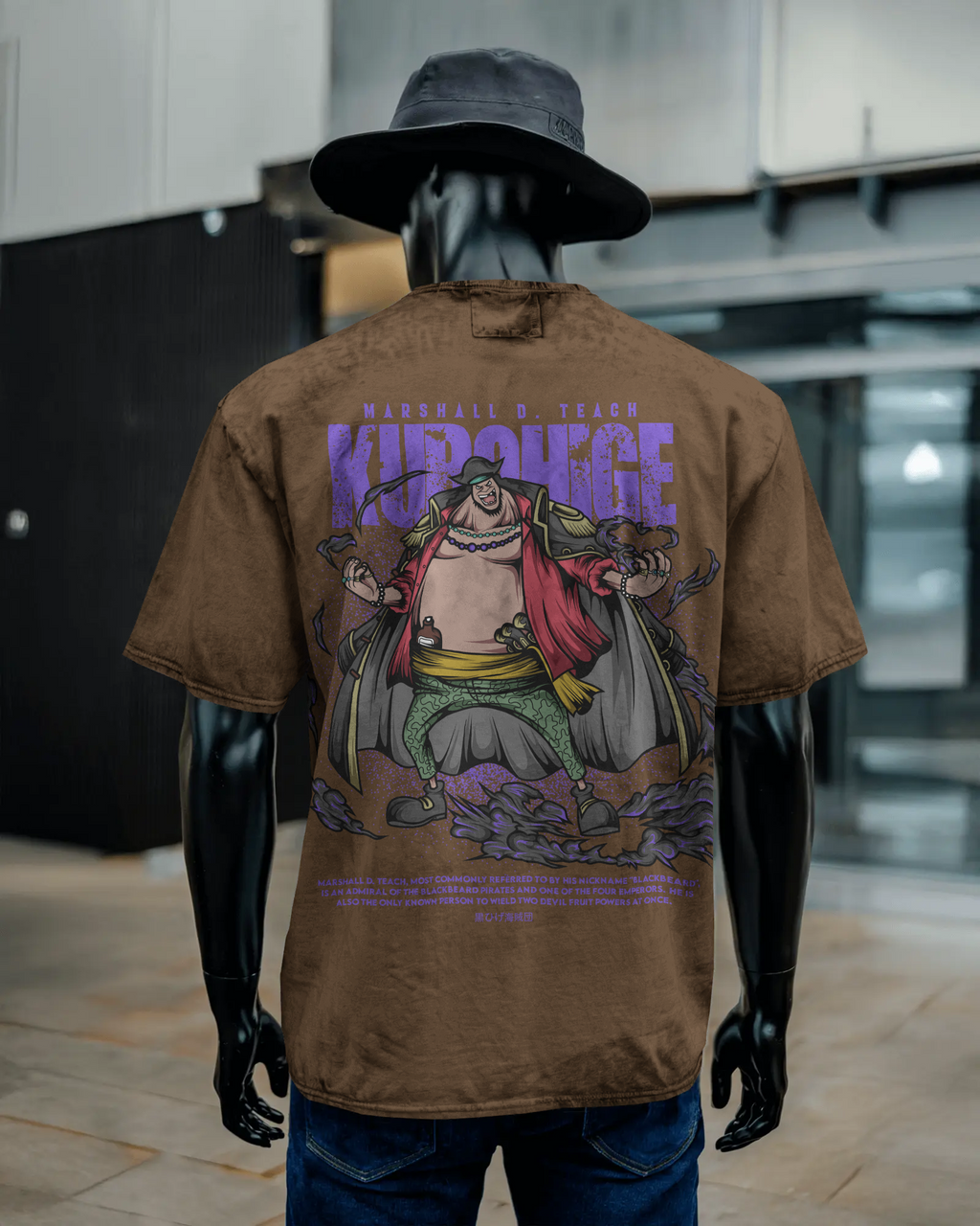 Unisex Acid Washed Oversized Tee