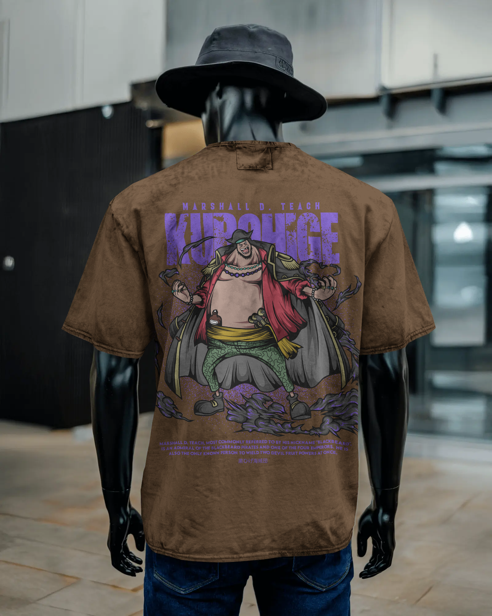 Unisex Acid Washed Oversized Tee