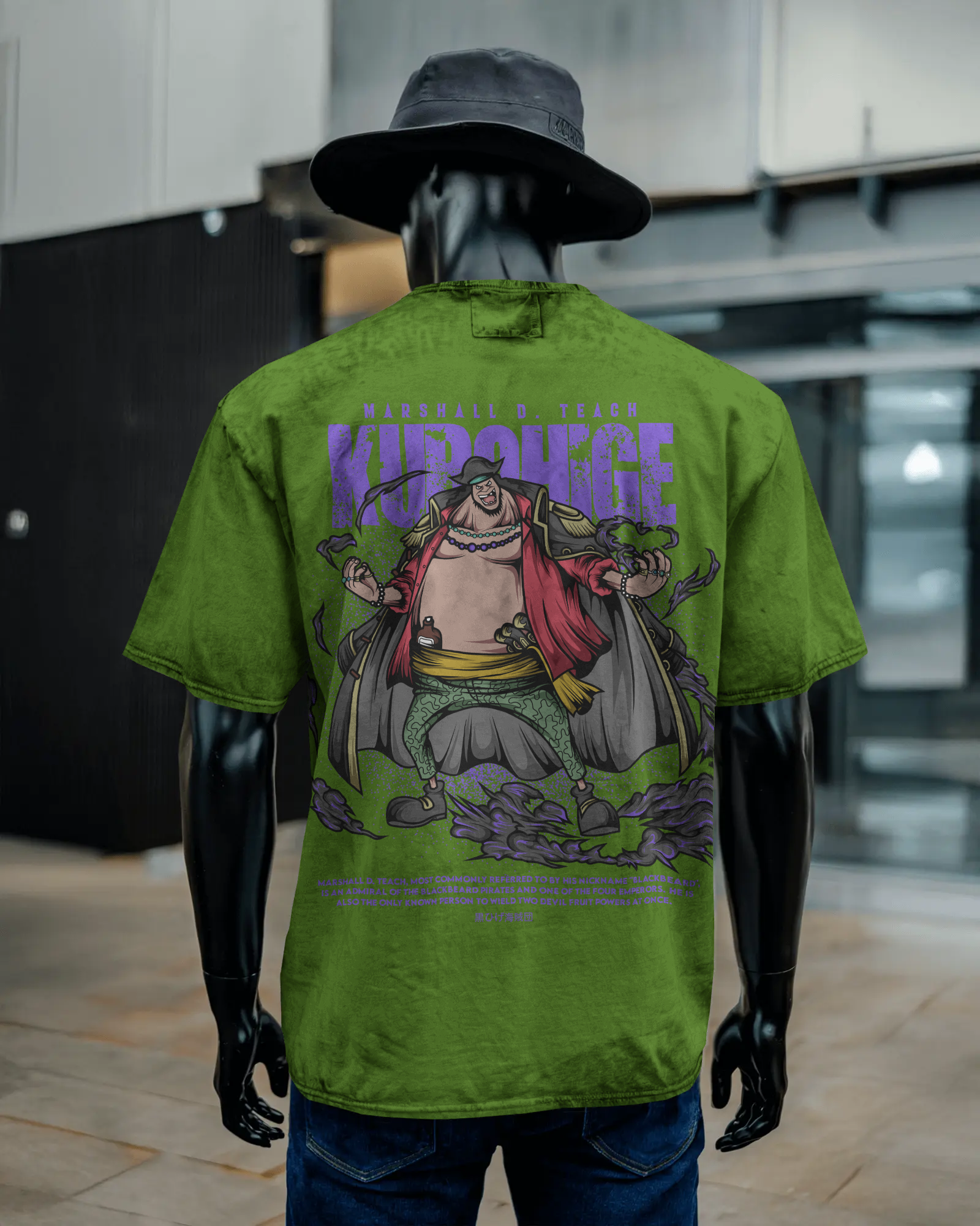 Unisex Acid Washed Oversized Tee