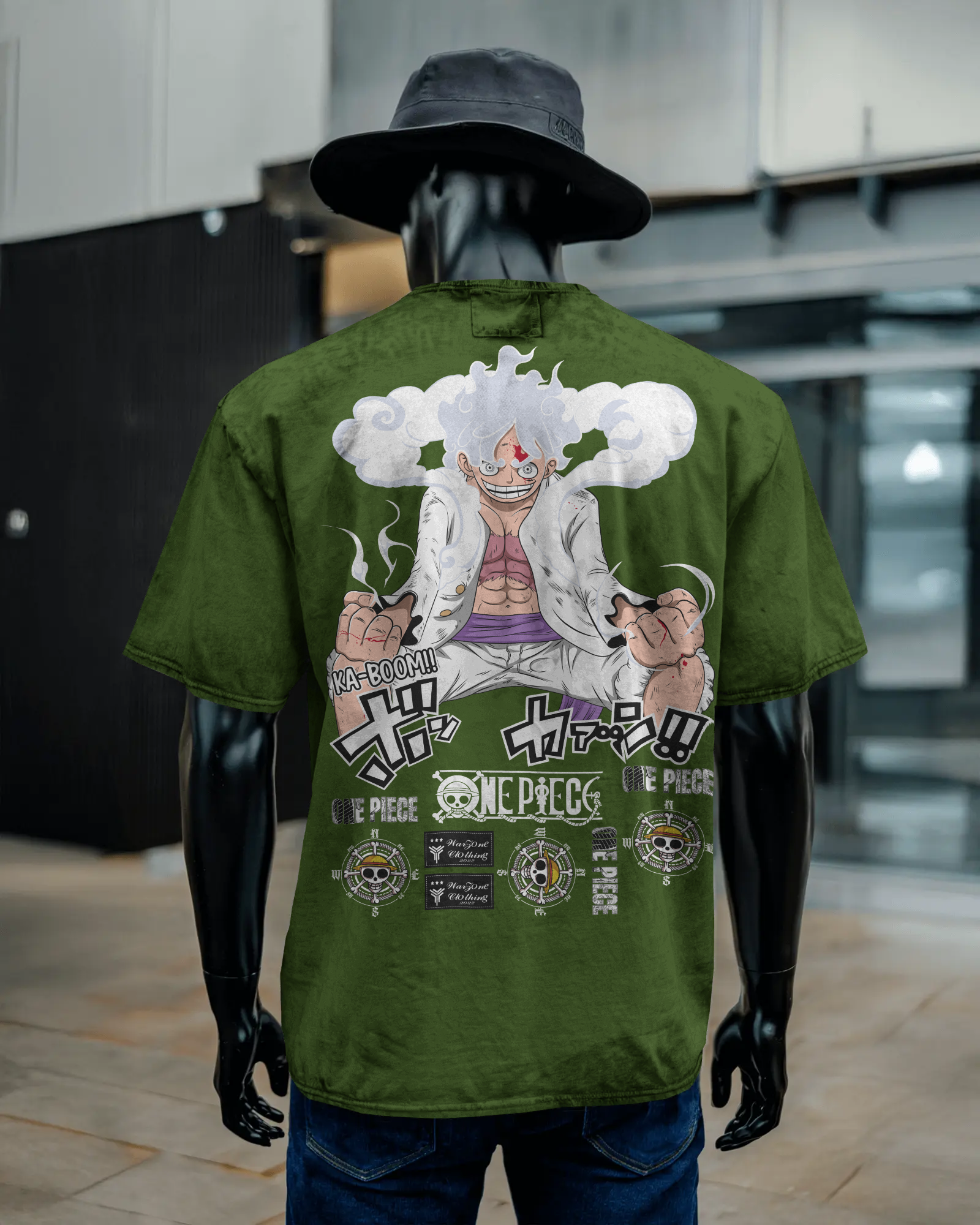 Unisex Acid Washed Oversized Tee
