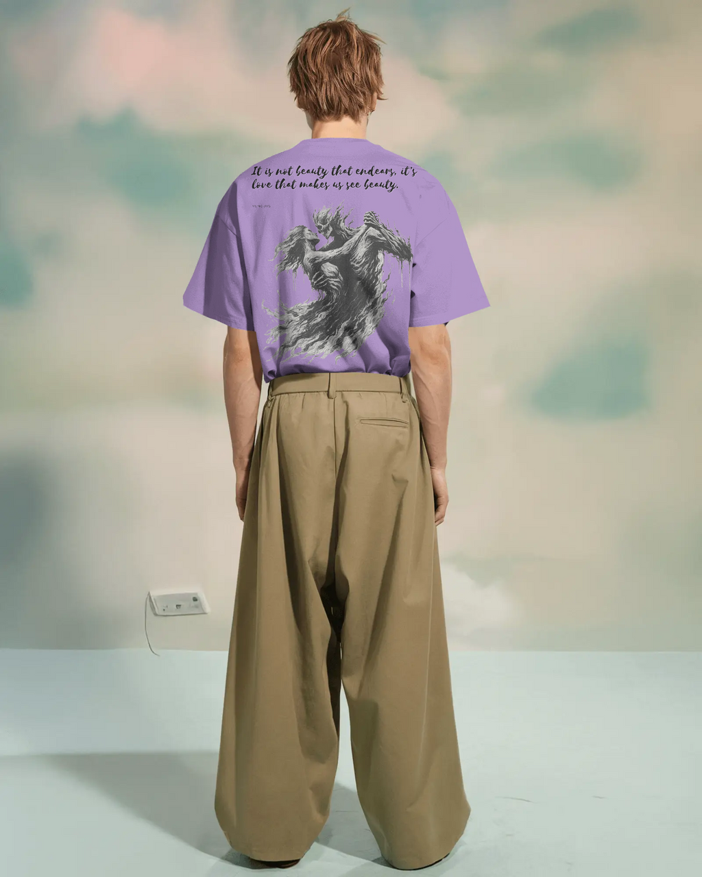 100% premium cotton graphics oversize tee