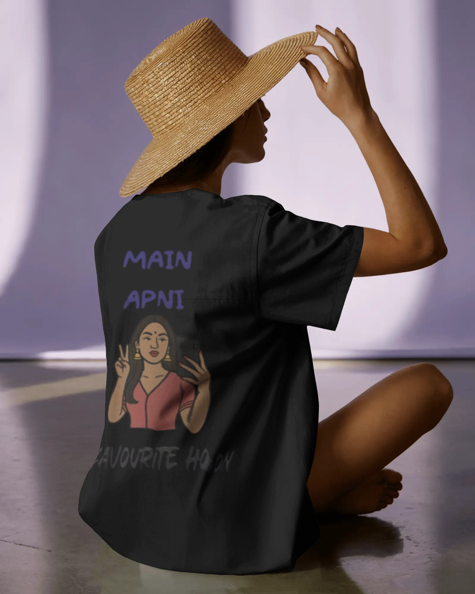 100% premium cotton graphics oversize tee