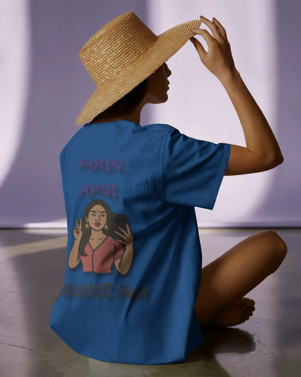 100% premium cotton graphics oversize tee