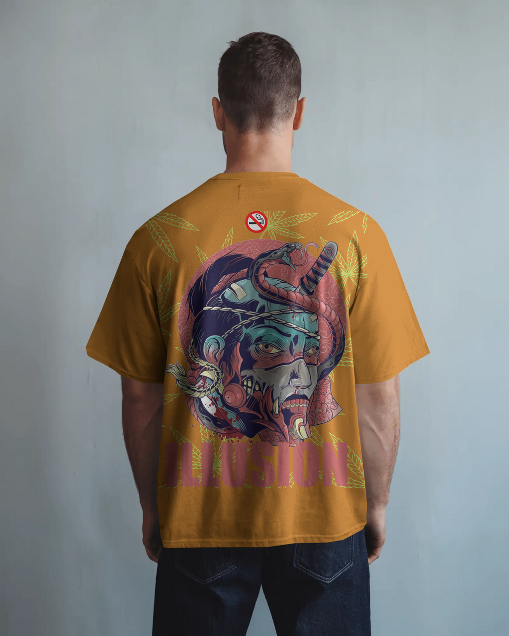 100% premium graphics oversize tee