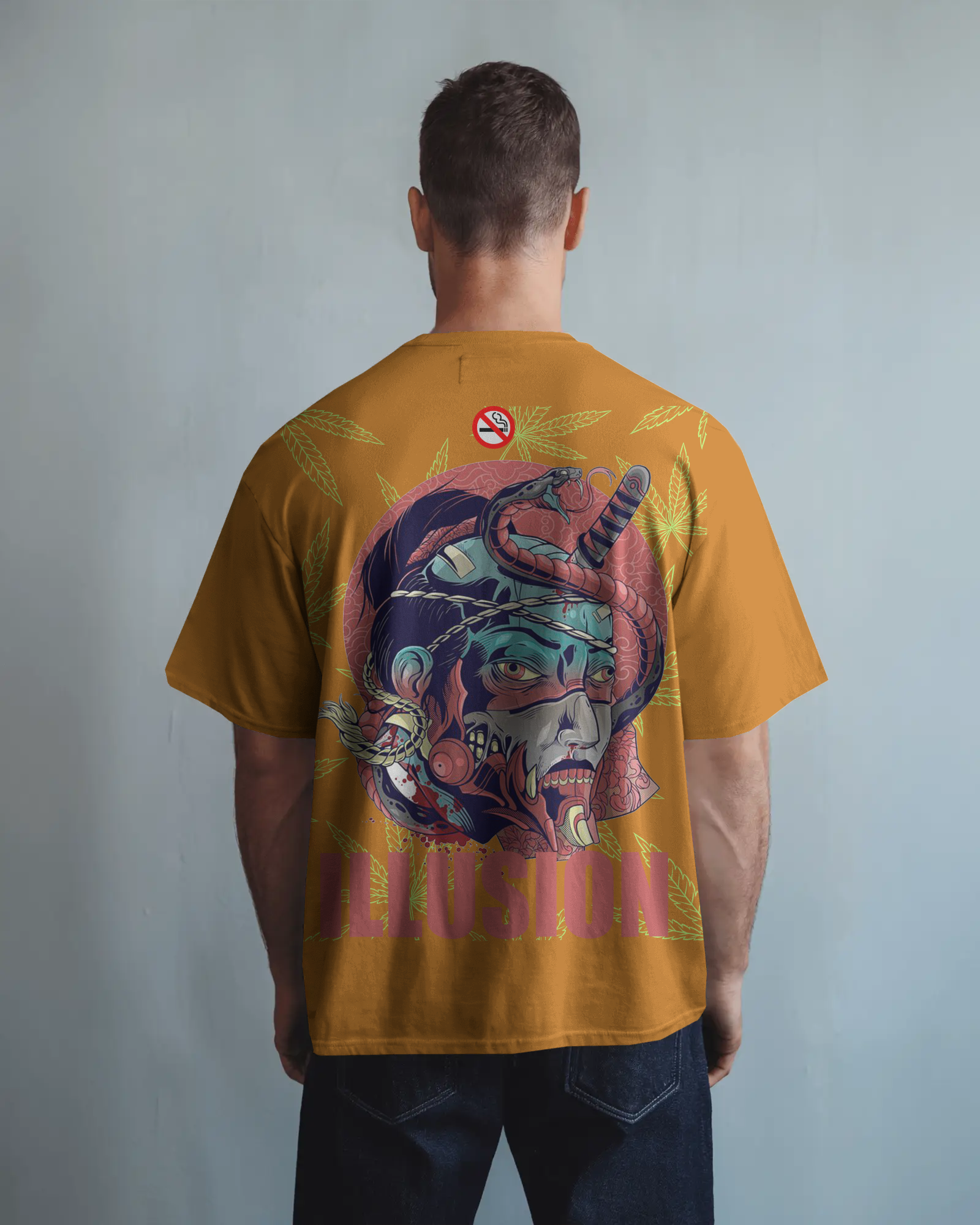 100% premium graphics oversize tee