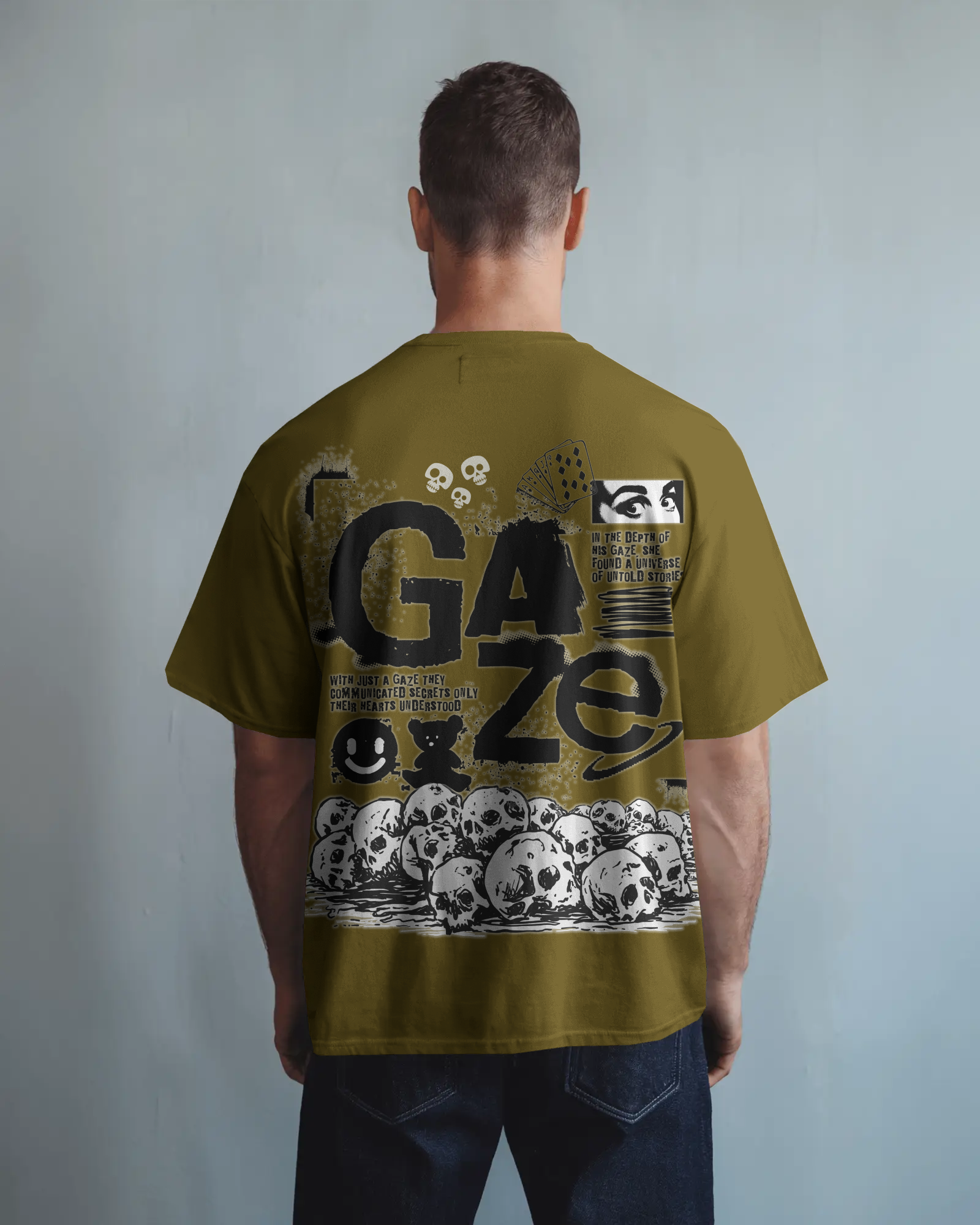100% premium graphics oversize tee
