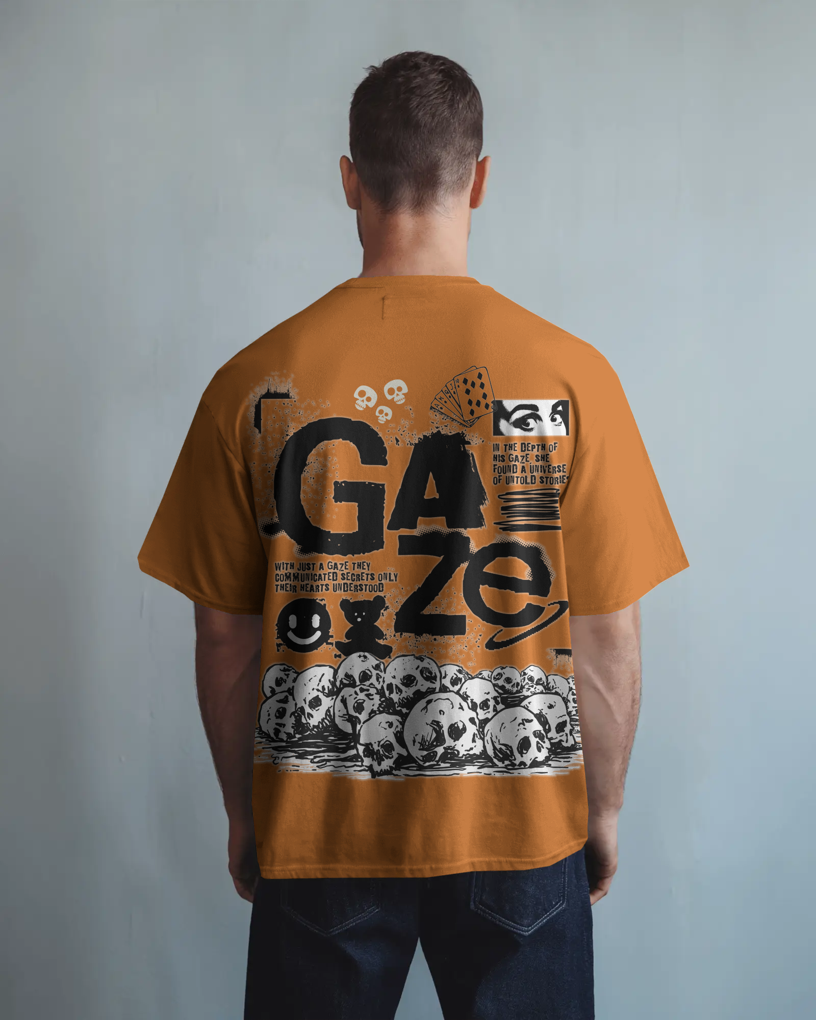 100% premium graphics oversize tee