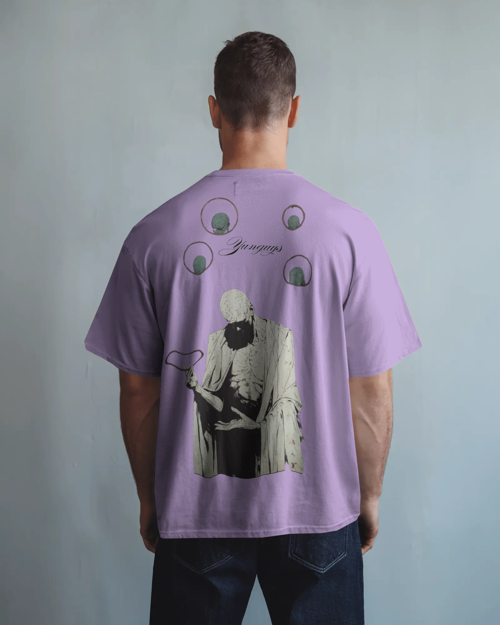 100% premium cotton graphics oversize tee