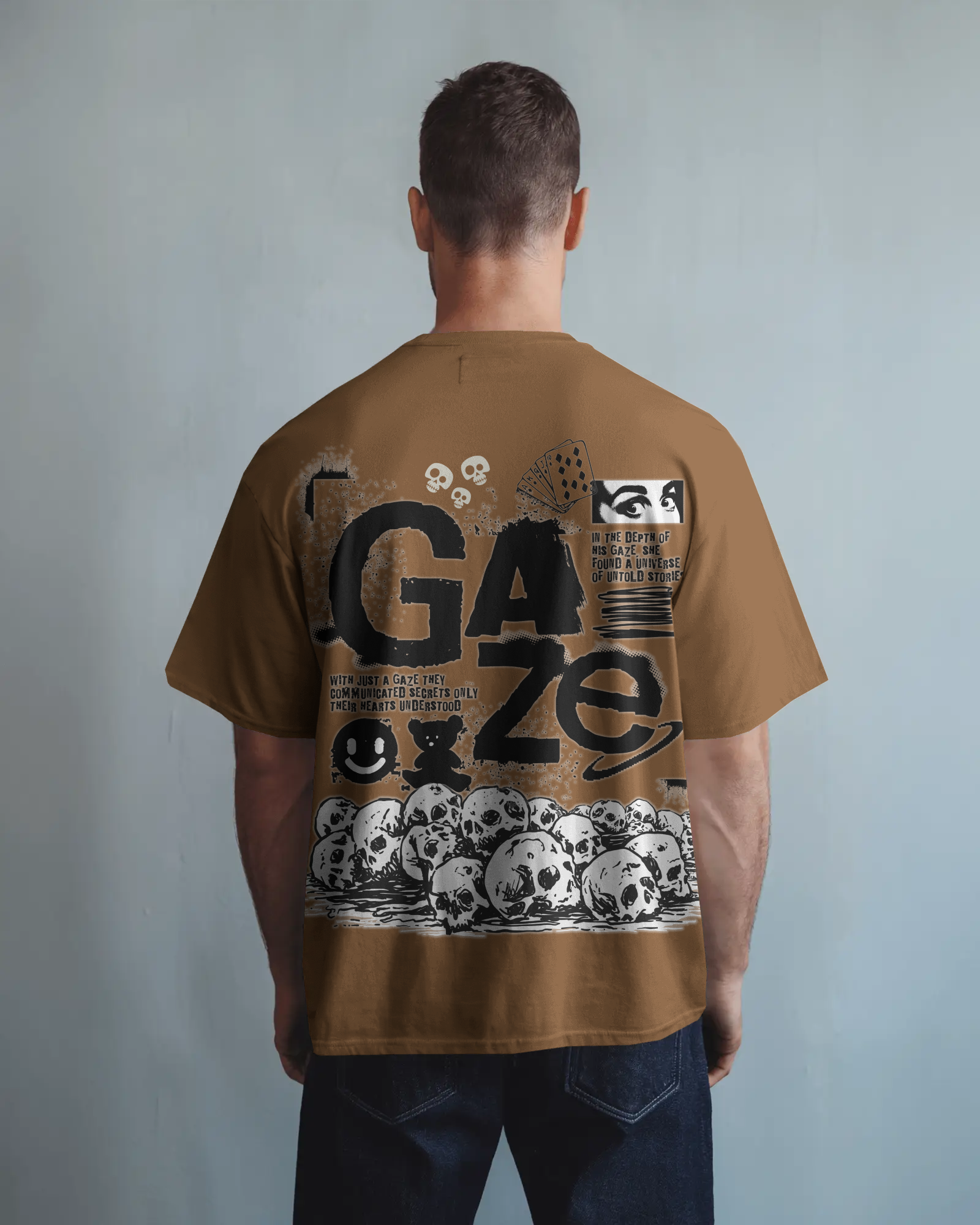 100% premium graphics oversize tee