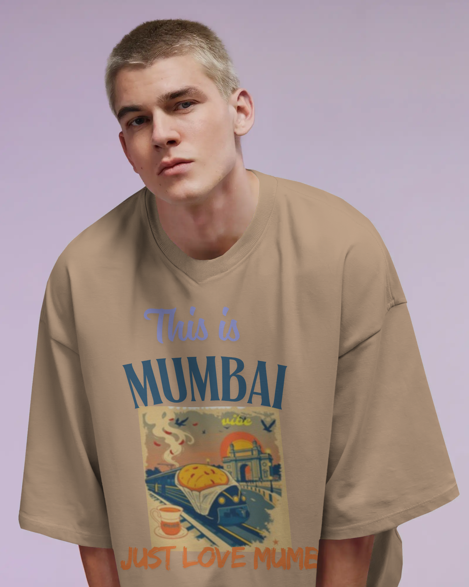 100% premium cotton graphics oversize tee