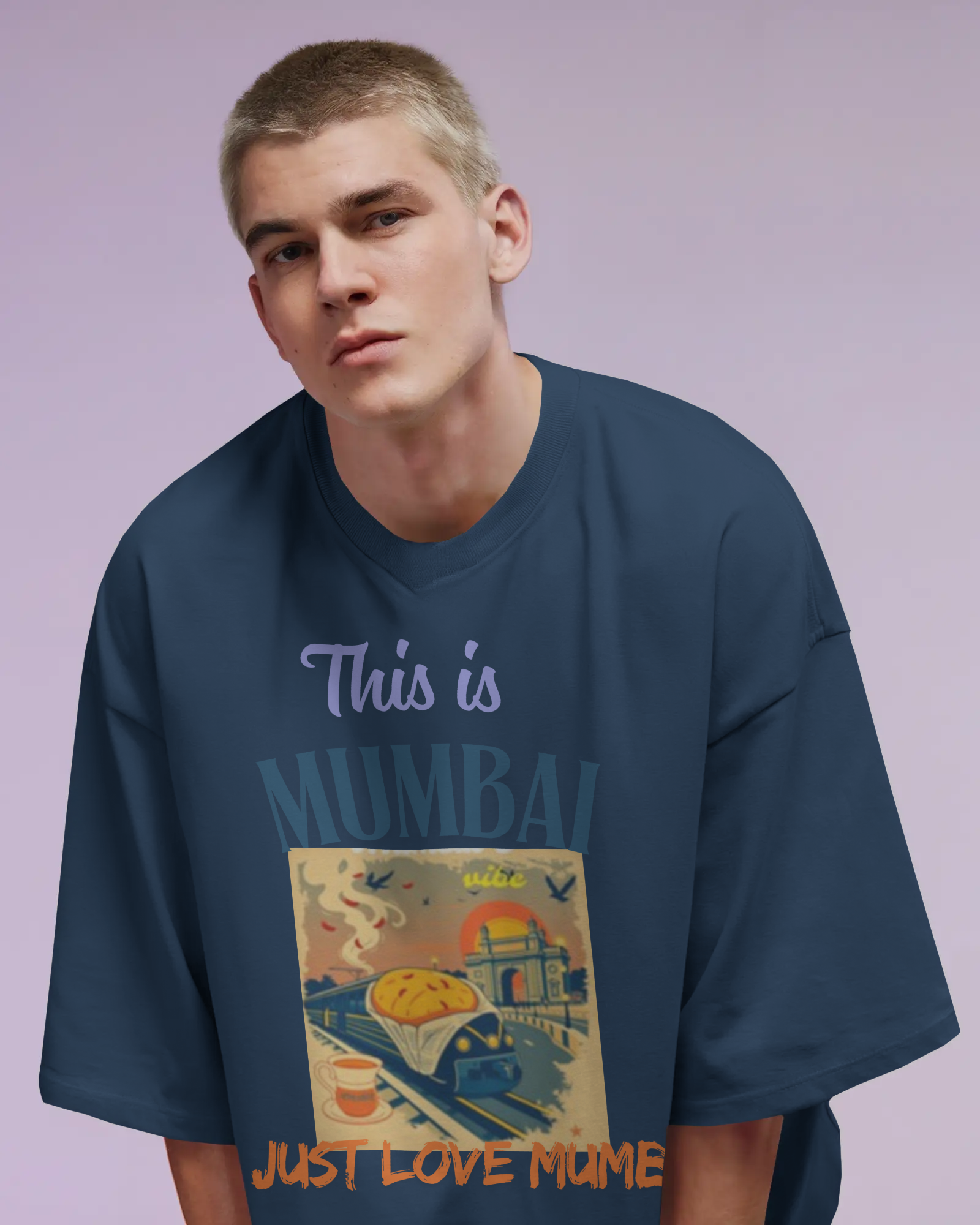 100% premium cotton graphics oversize tee