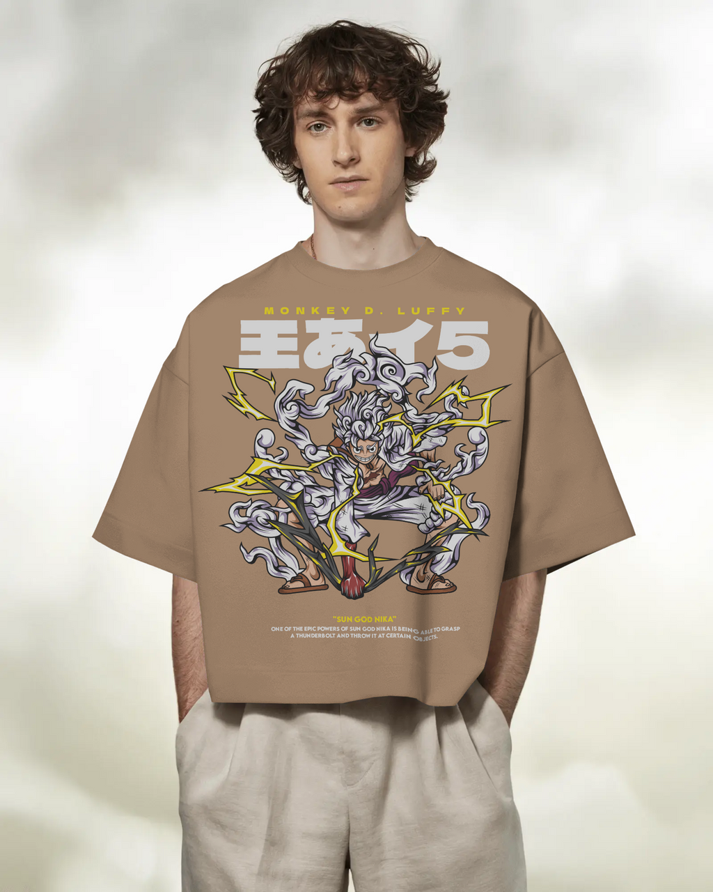 100% premium anime oversize tee
