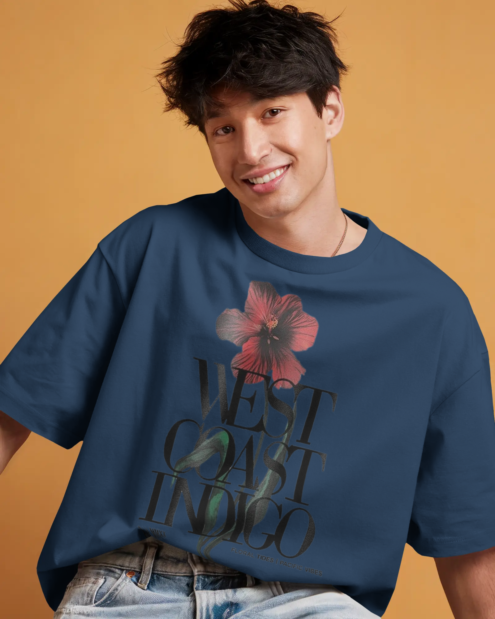 100% premium cotton graphics oversize tee