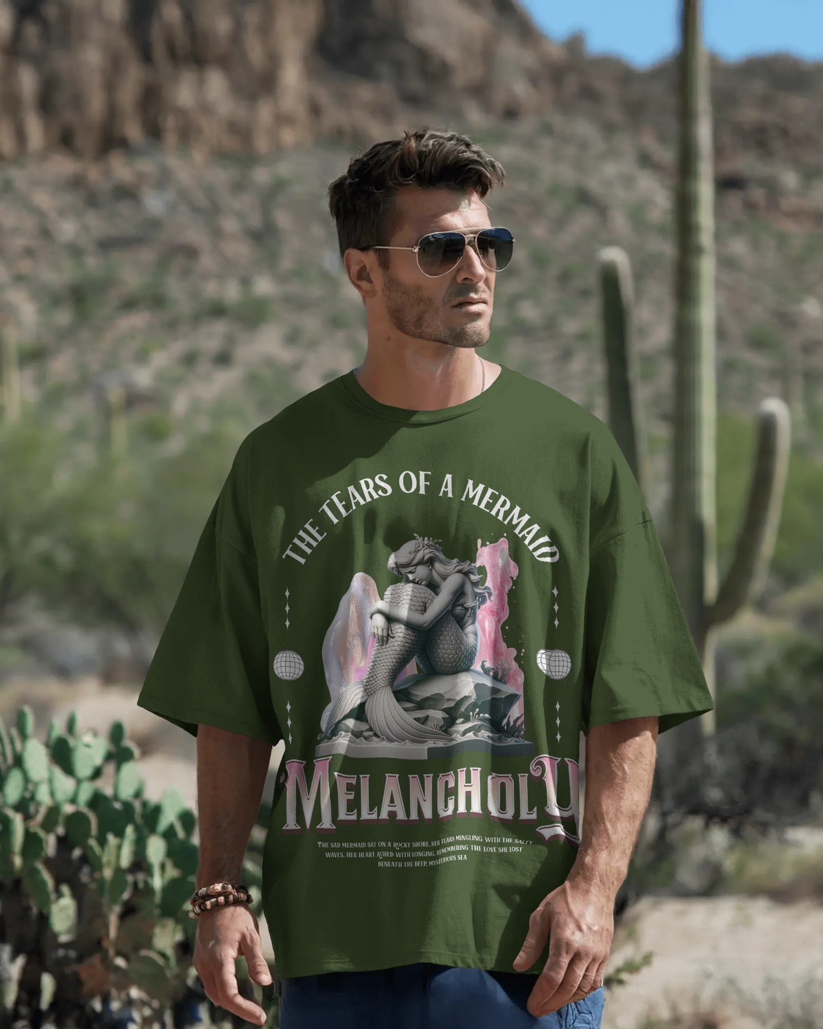 100% premium cotton graphic oversize tee