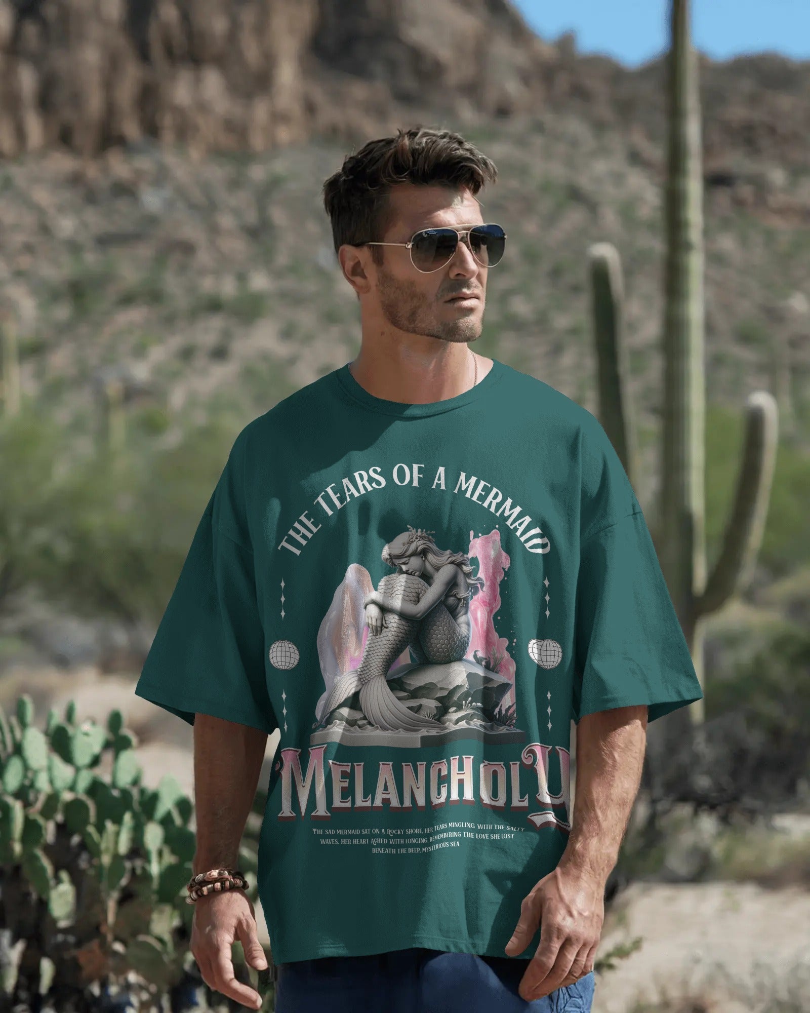 100% premium cotton graphic oversize tee