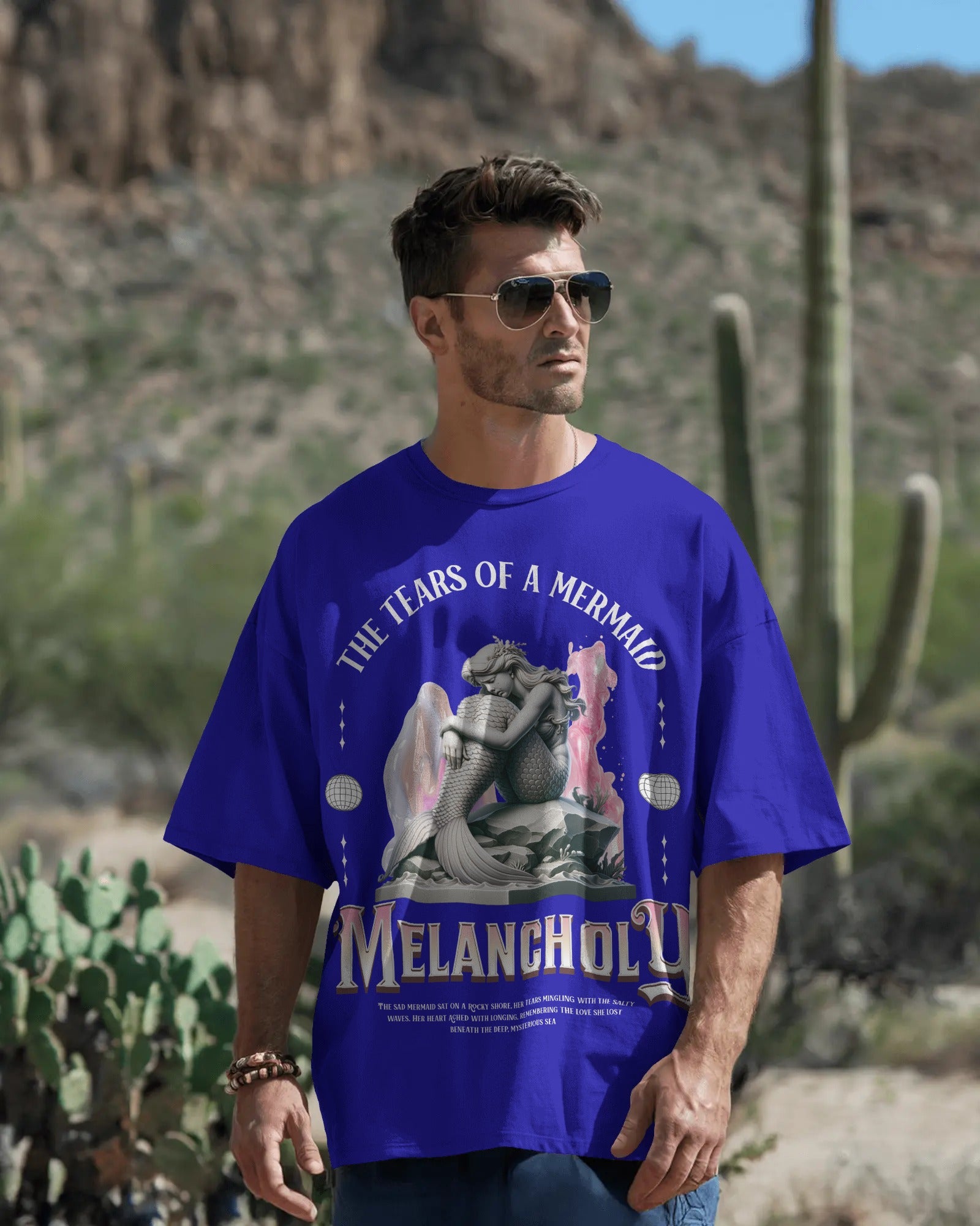 100% premium cotton graphic oversize tee