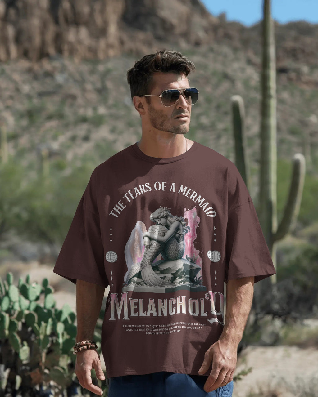 100% premium cotton graphic oversize tee