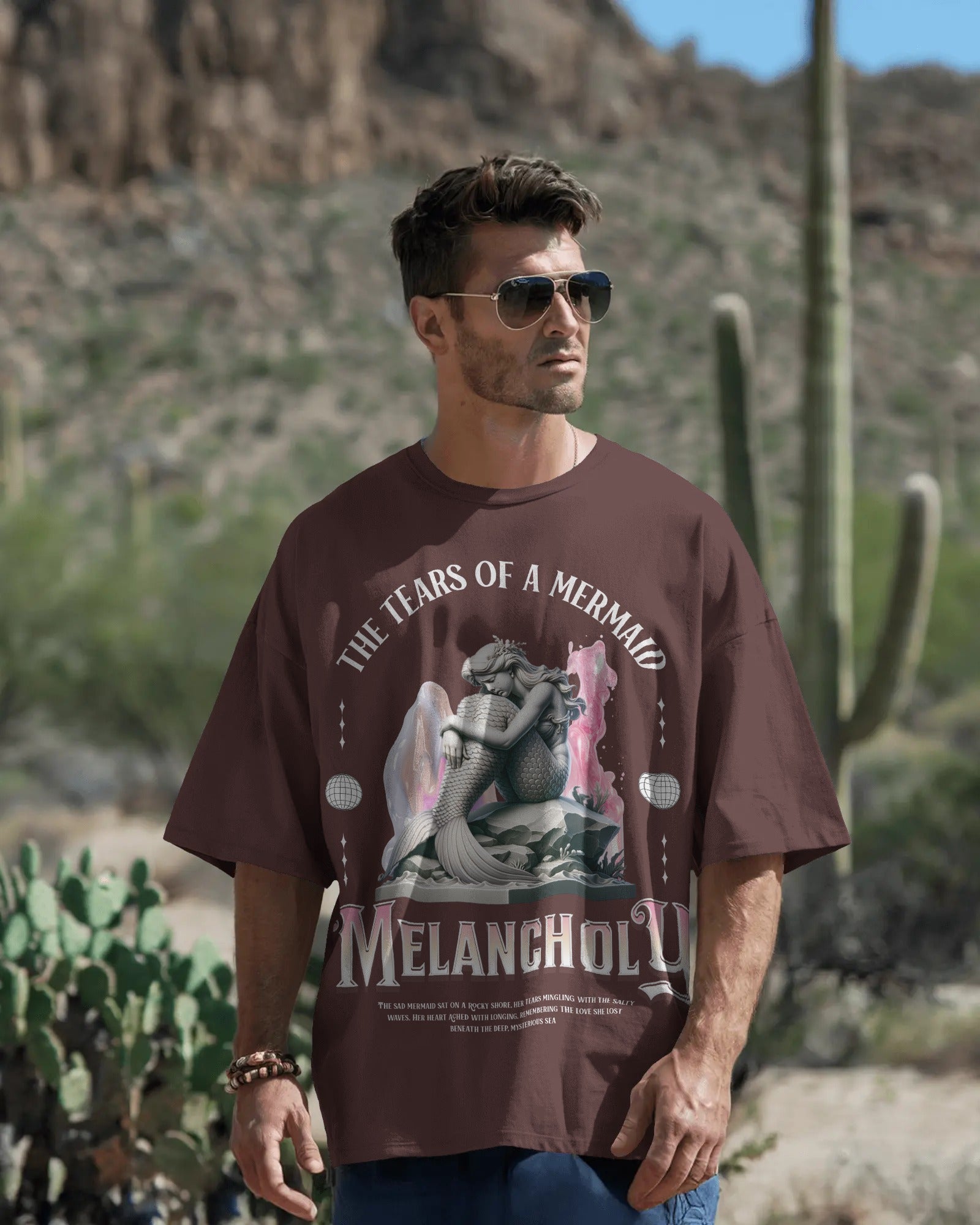 100% premium cotton graphic oversize tee
