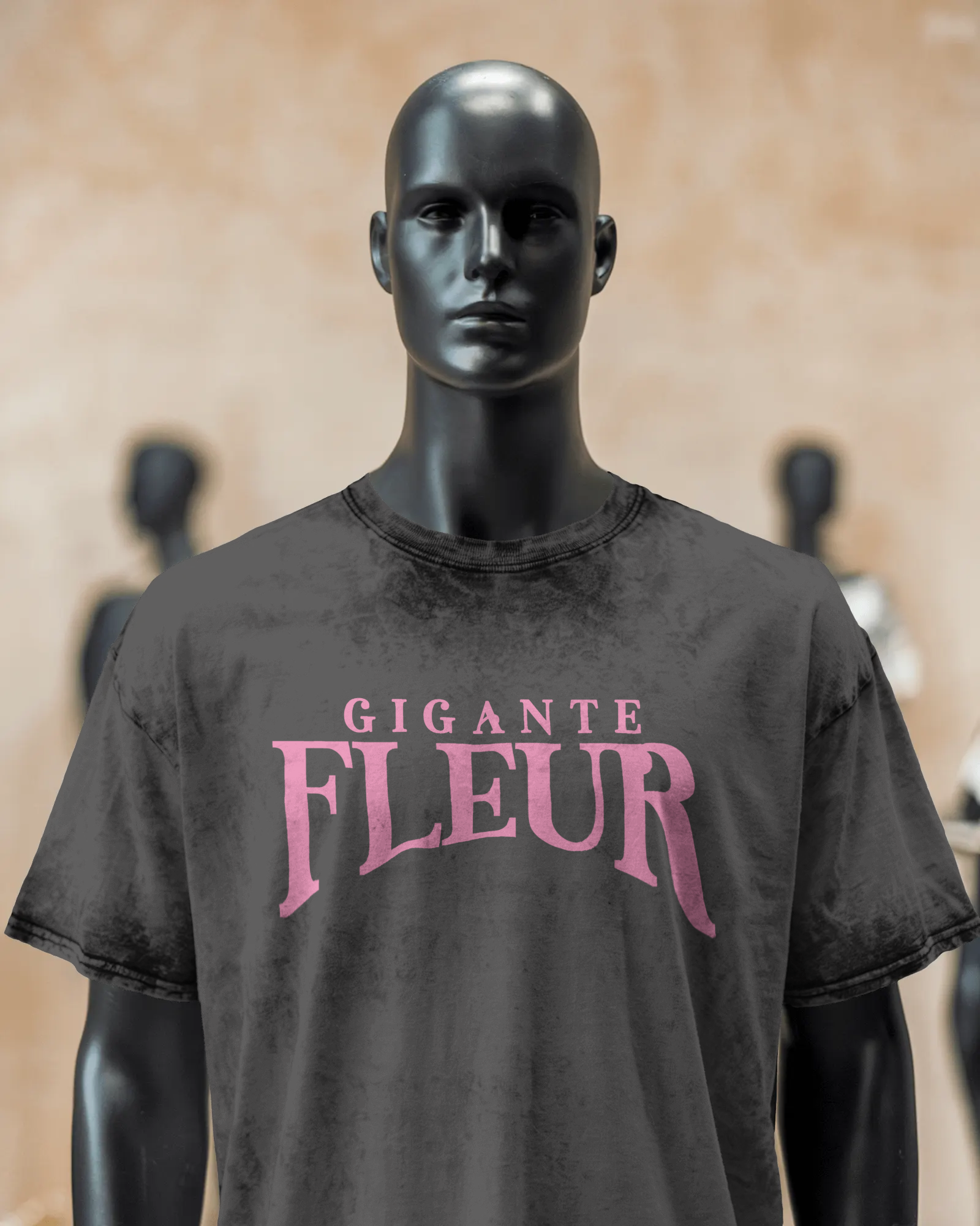 Unisex Acid Washed Oversized Tee