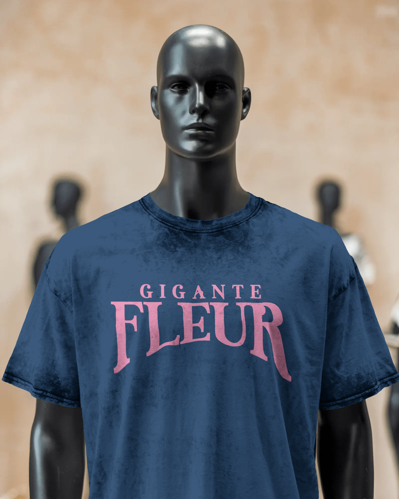Unisex Acid Washed Oversized Tee