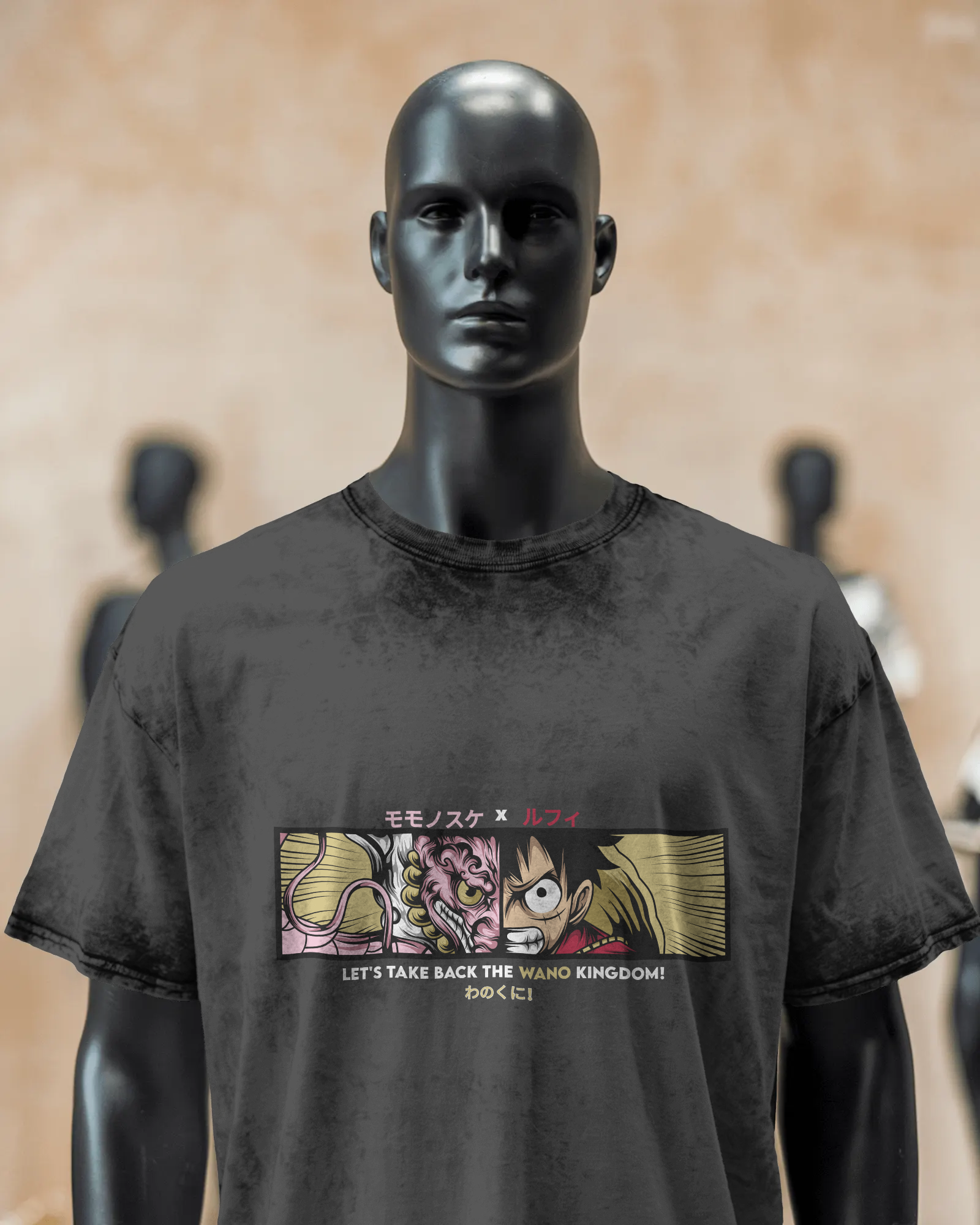 Unisex Acid Washed Oversized Tee