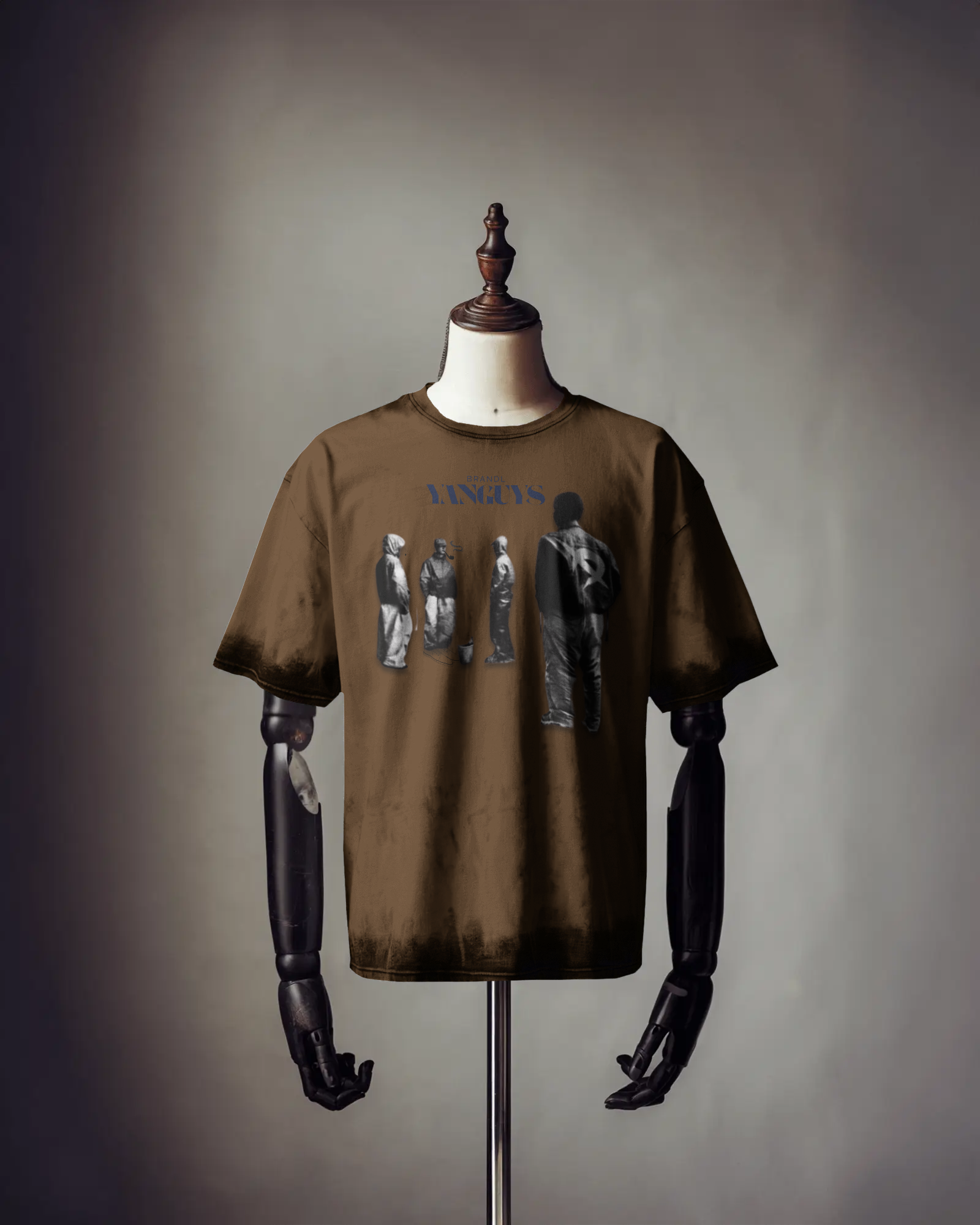 Unisex Acid Washed Oversized Tee