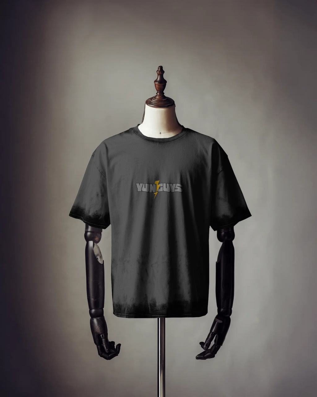 100% premium acid wash oversize tee