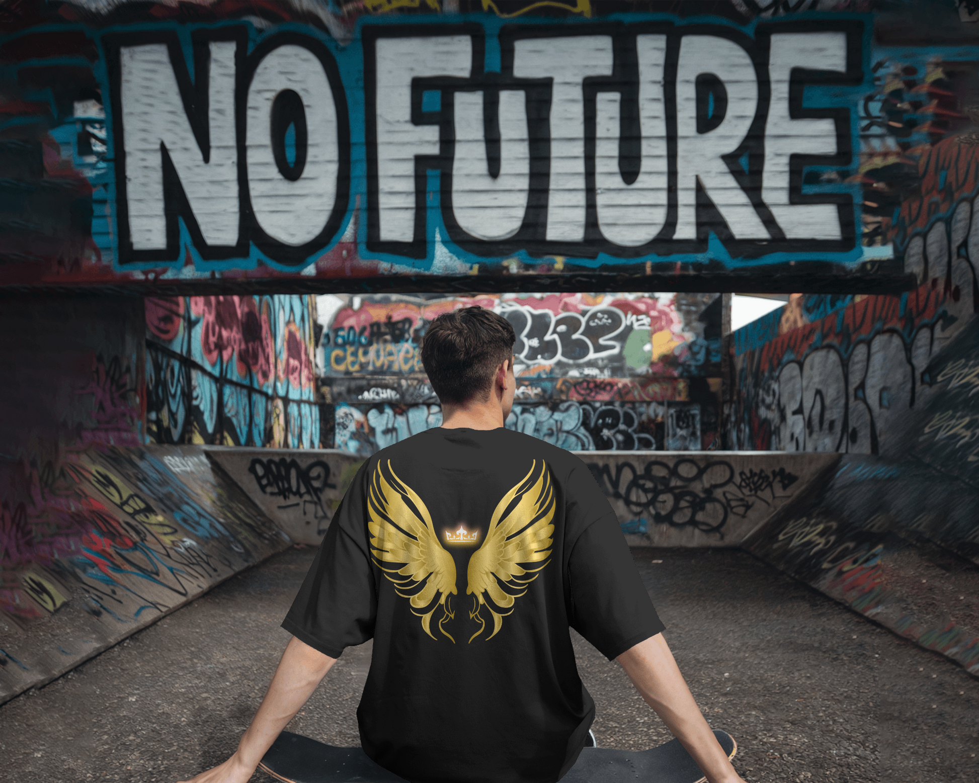 100% premium acid wash oversize tee