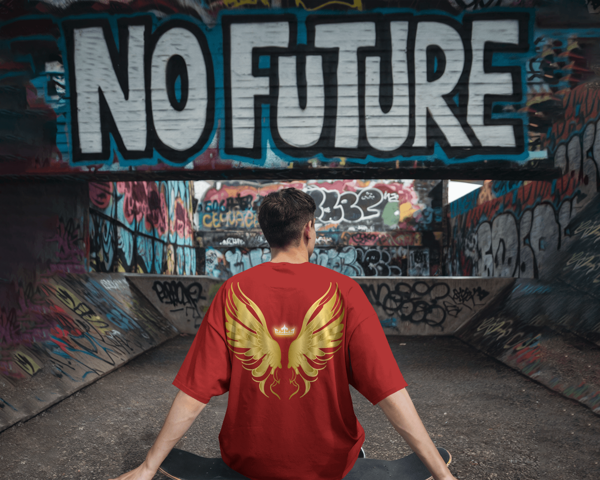 100% premium acid wash oversize tee