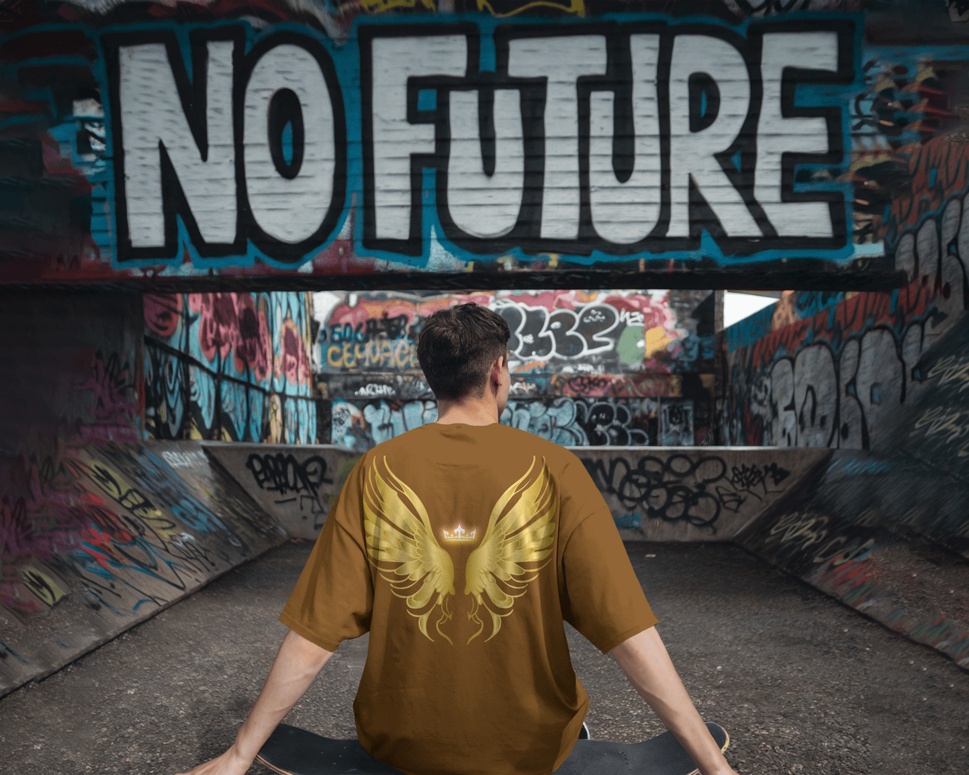 100% premium acid wash oversize tee