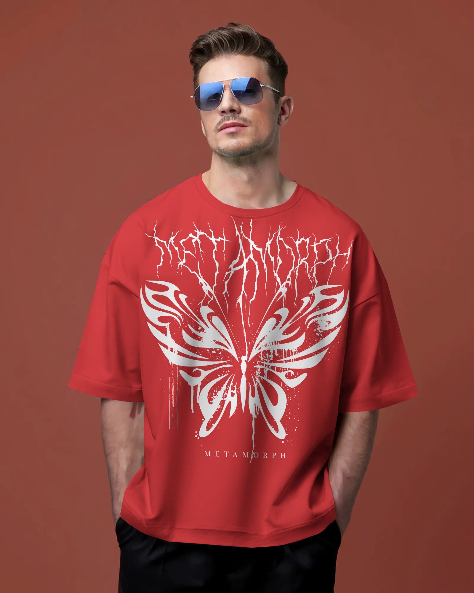 100% premium cotton graphics oversize tee