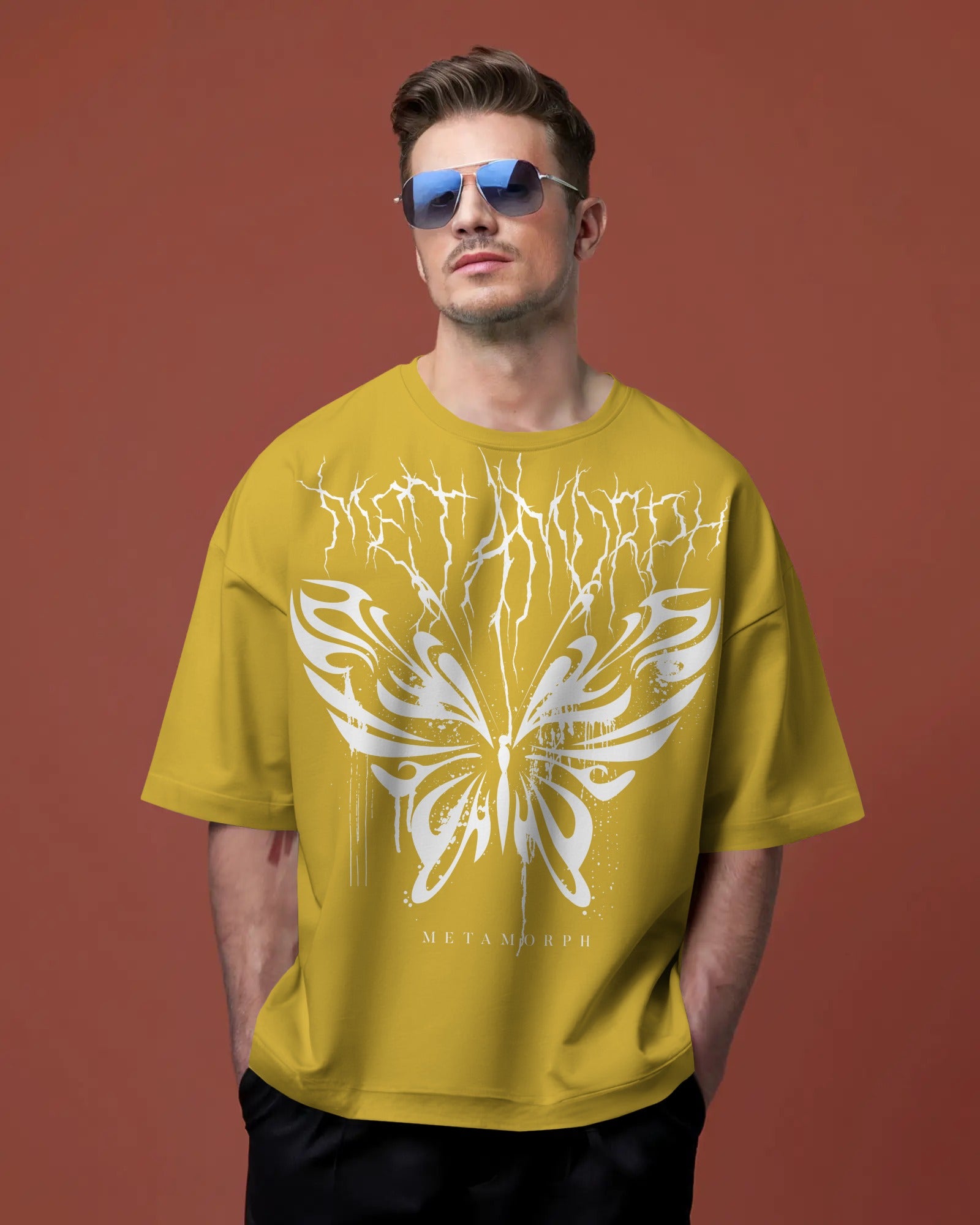 100% premium cotton graphics oversize tee
