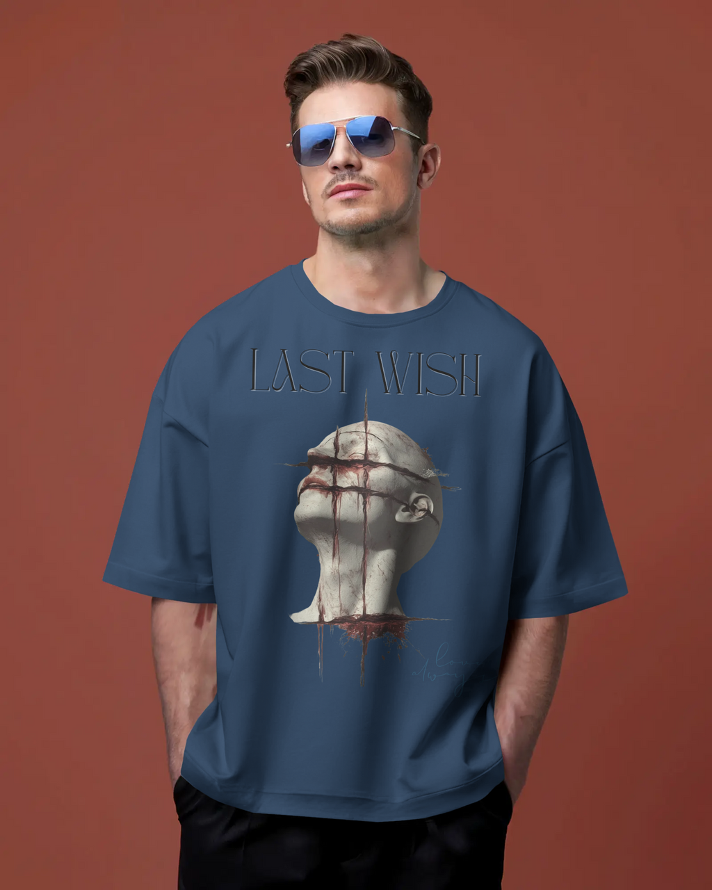 100% premium cotton graphics oversize tee