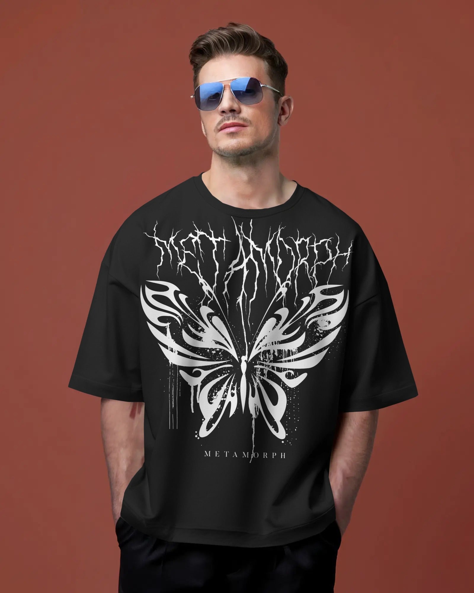 100% premium cotton graphics oversize tee