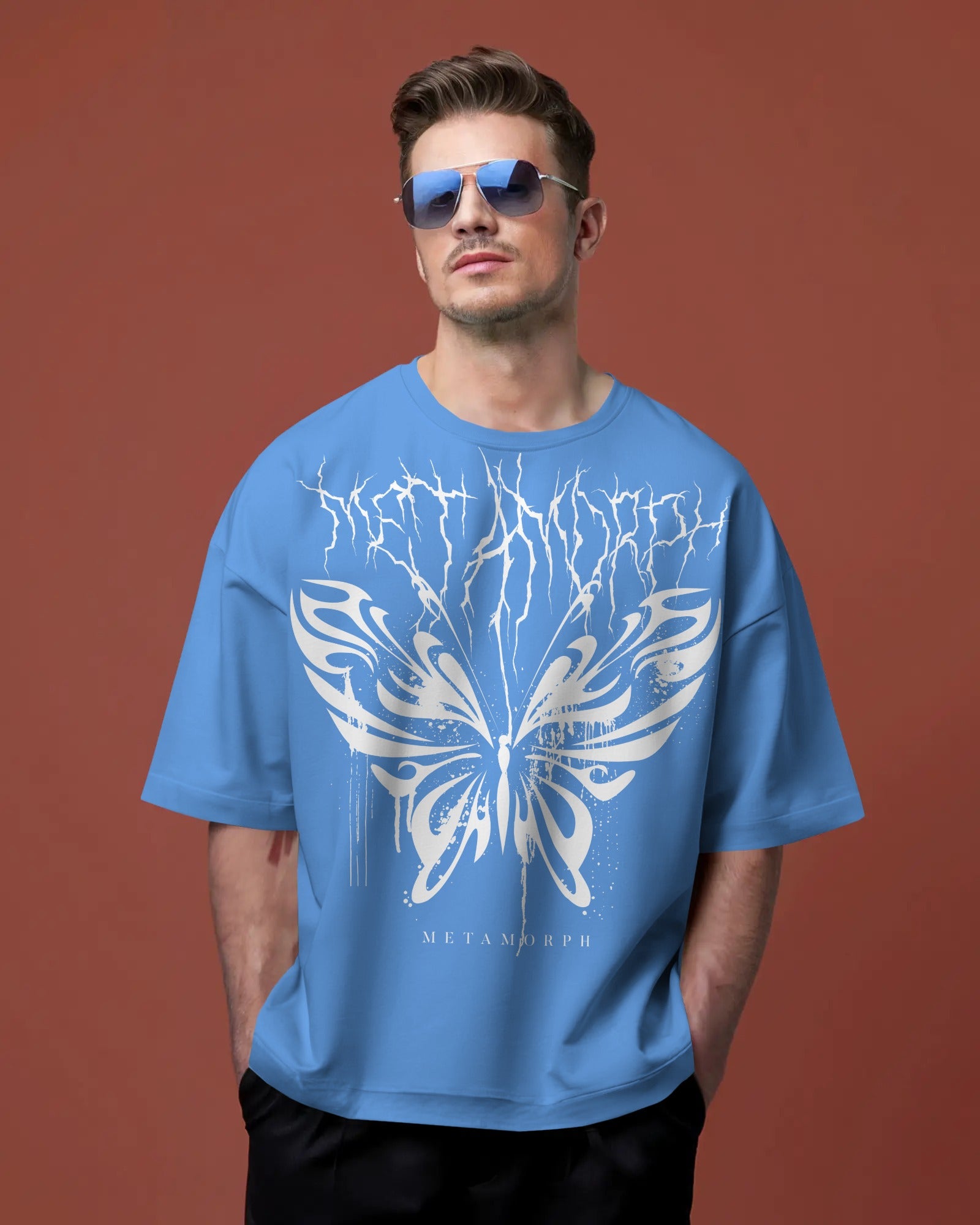 100% premium cotton graphics oversize tee