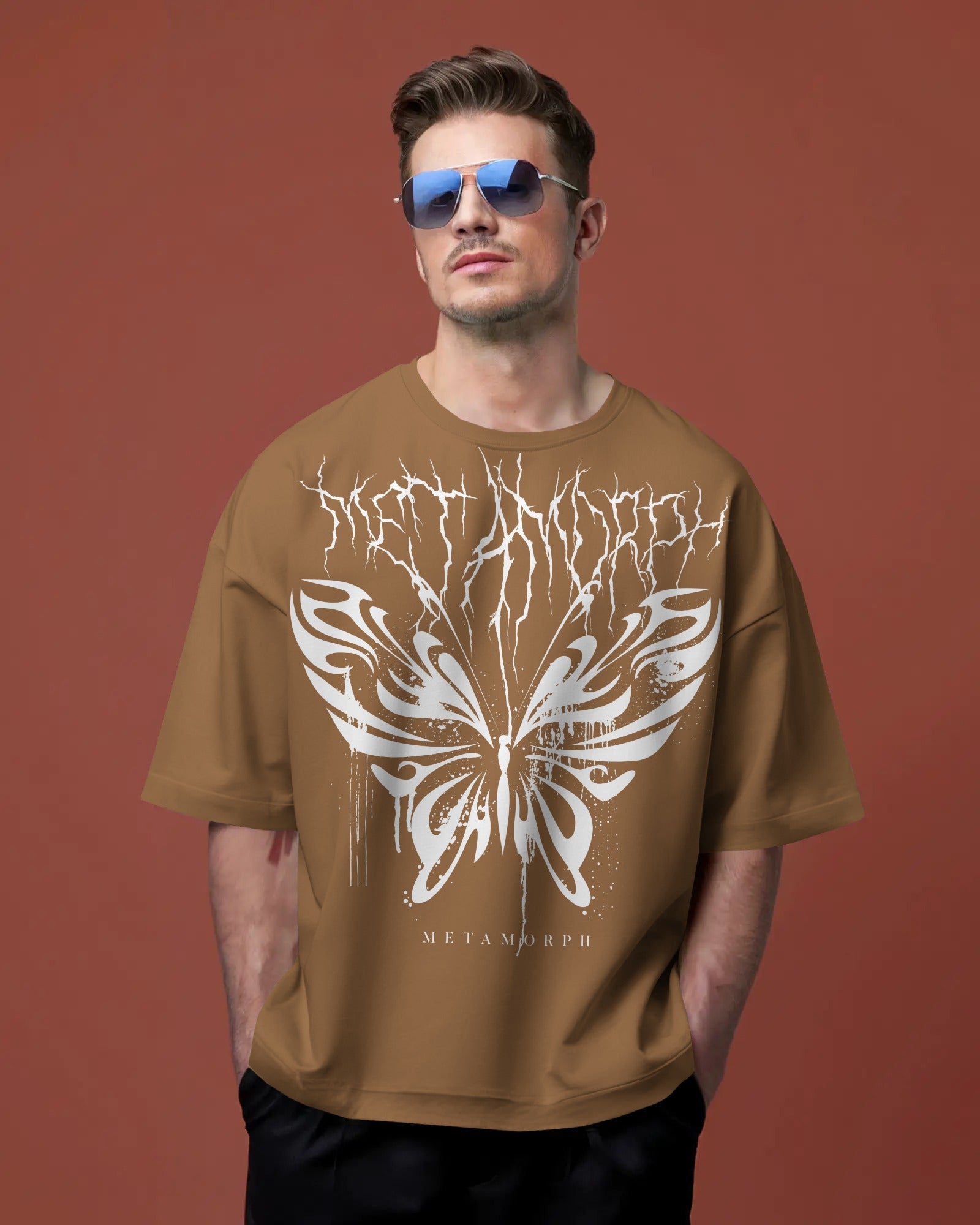 100% premium cotton graphics oversize tee